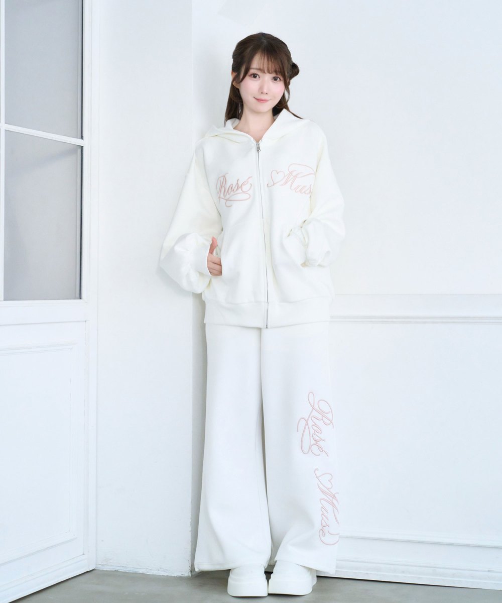 Logo 3d embroidery pants