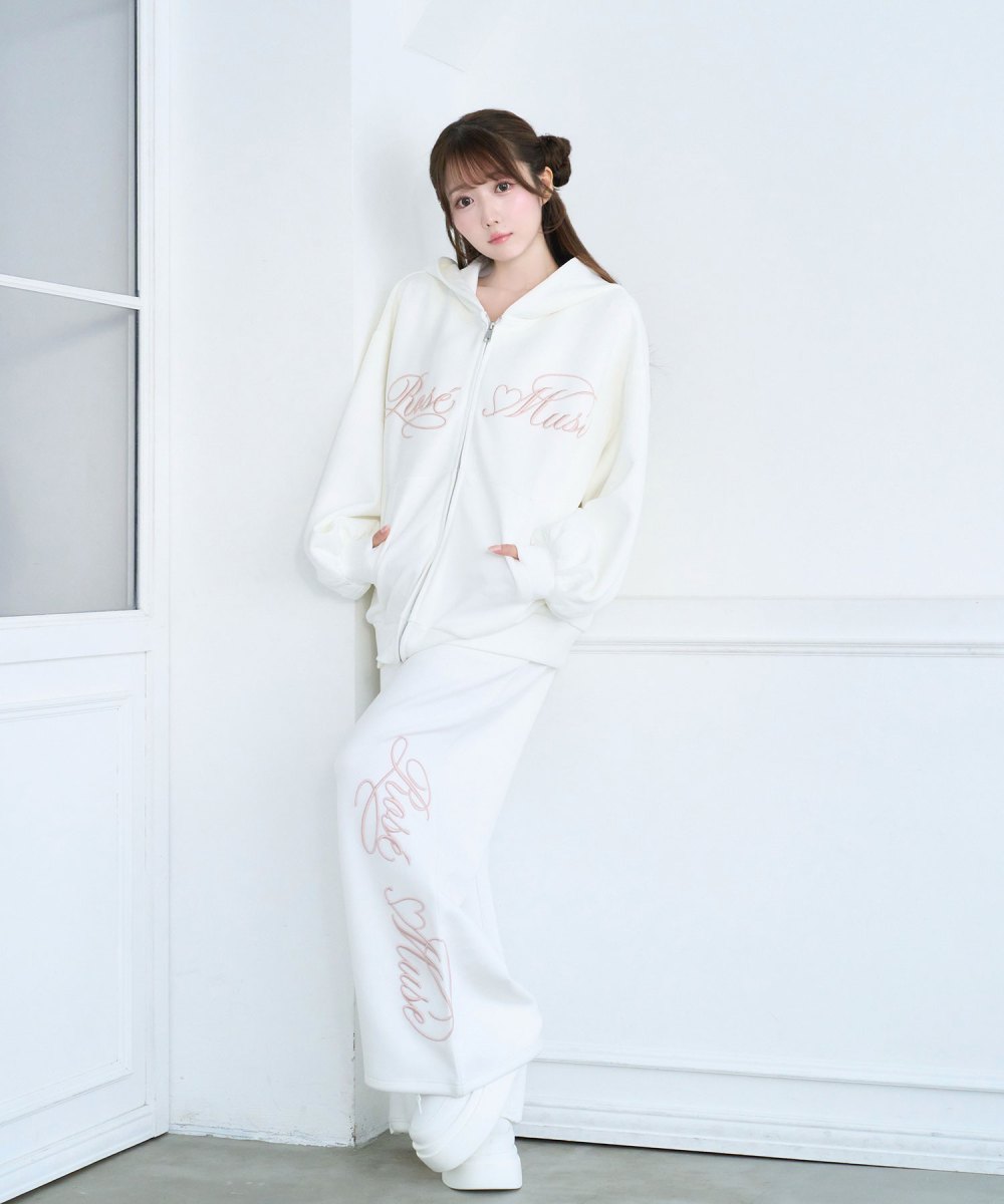 Logo 3d embroidery pants