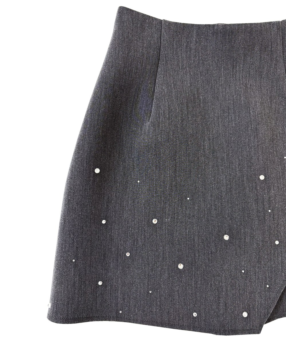 Wrap around skirt pants