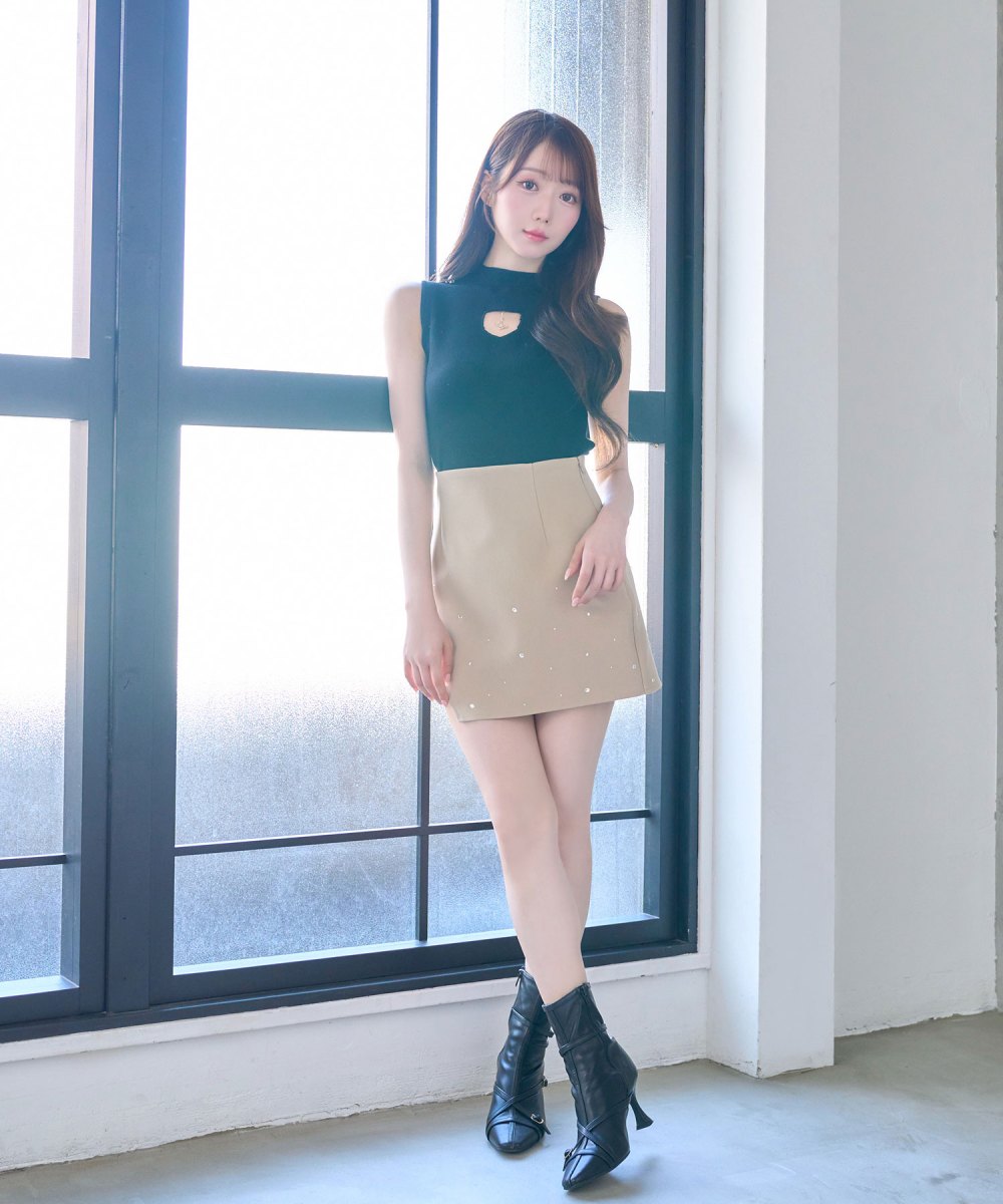 Wrap around skirt pants