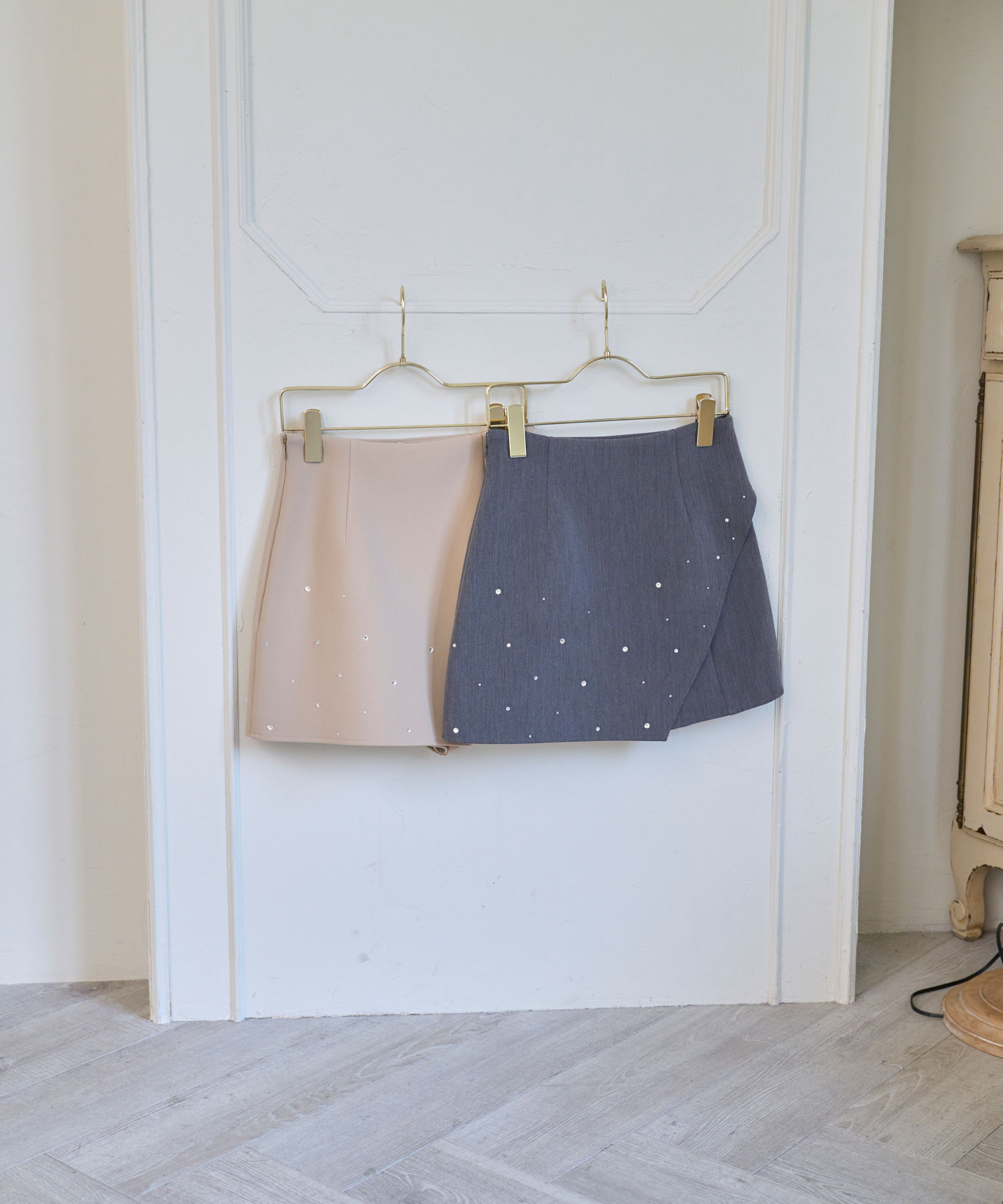 Wrap around skirt pants