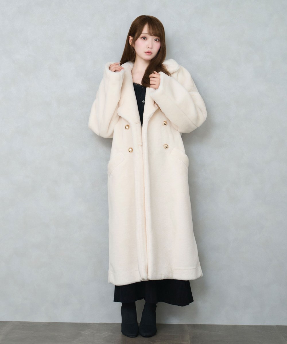 Thick fur long coat – BUNNY APARTMENT