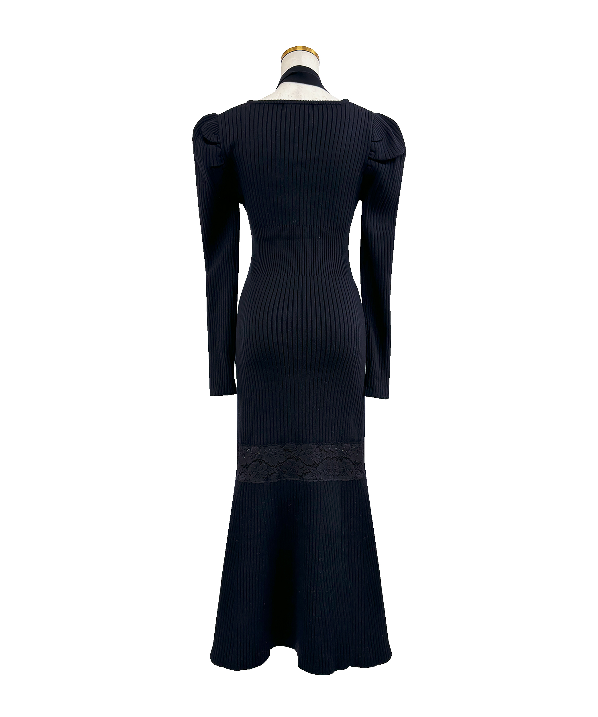 Mermaid lace knit dress