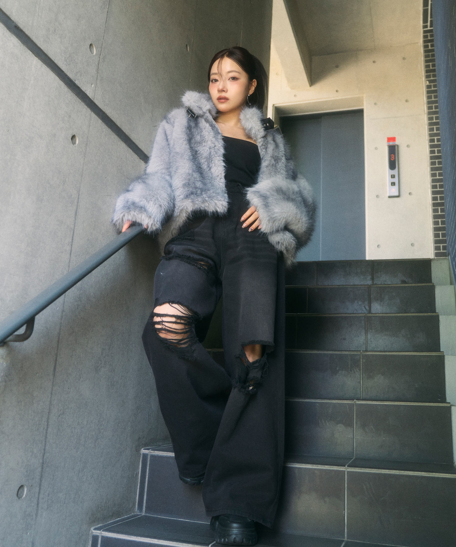 ベルトエコファーコート