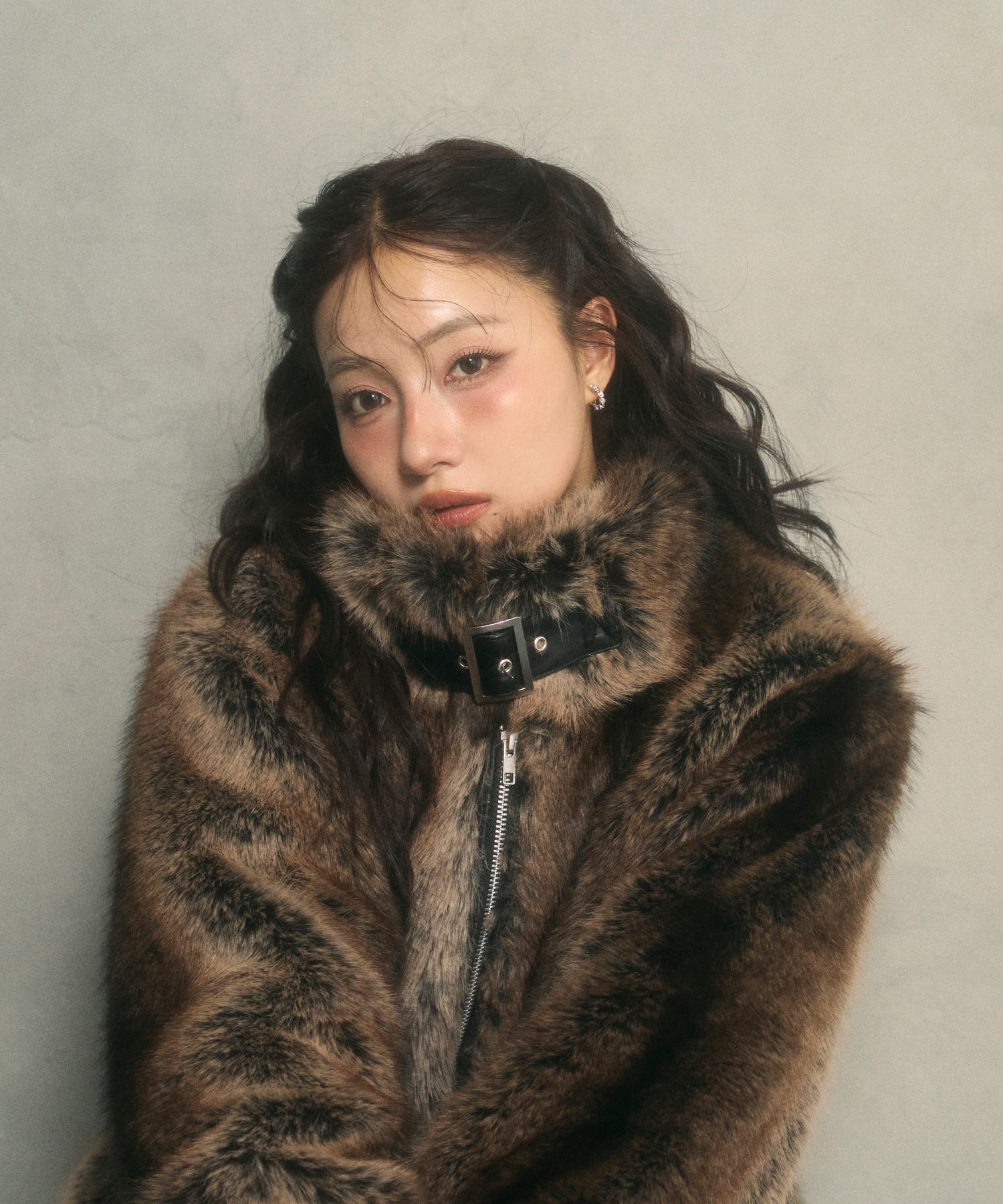 ロンハーマン エコファーコート ネイビー Ron Herman - ロンハーマン エコファーコート ネイビーの通販 by