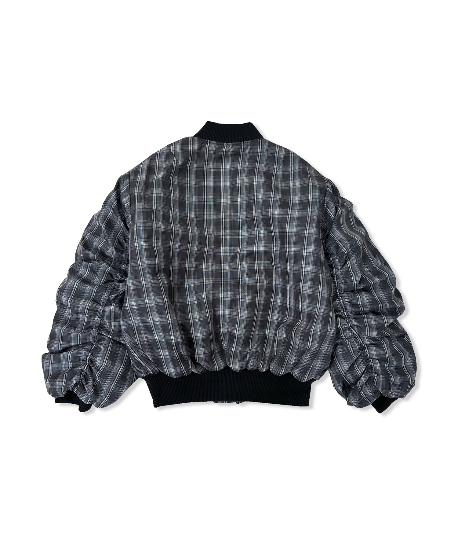UNISEX オーバーサイズチェックブルゾン – BUNNY APARTMENT