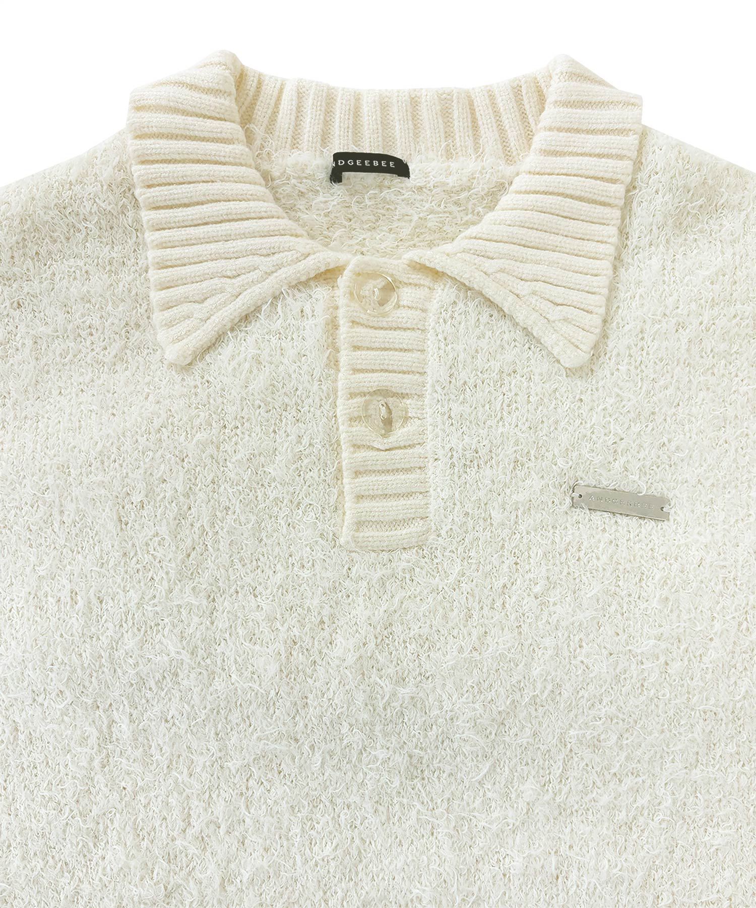 UNISEX ルーズポロニット