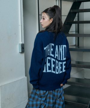 UNISEX ウェーブロゴニット