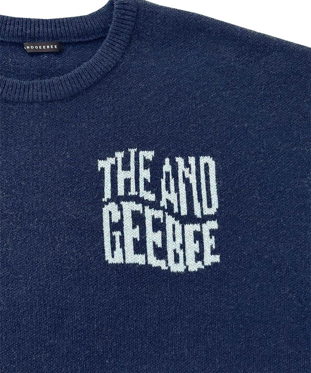 UNISEX ウェーブロゴニット