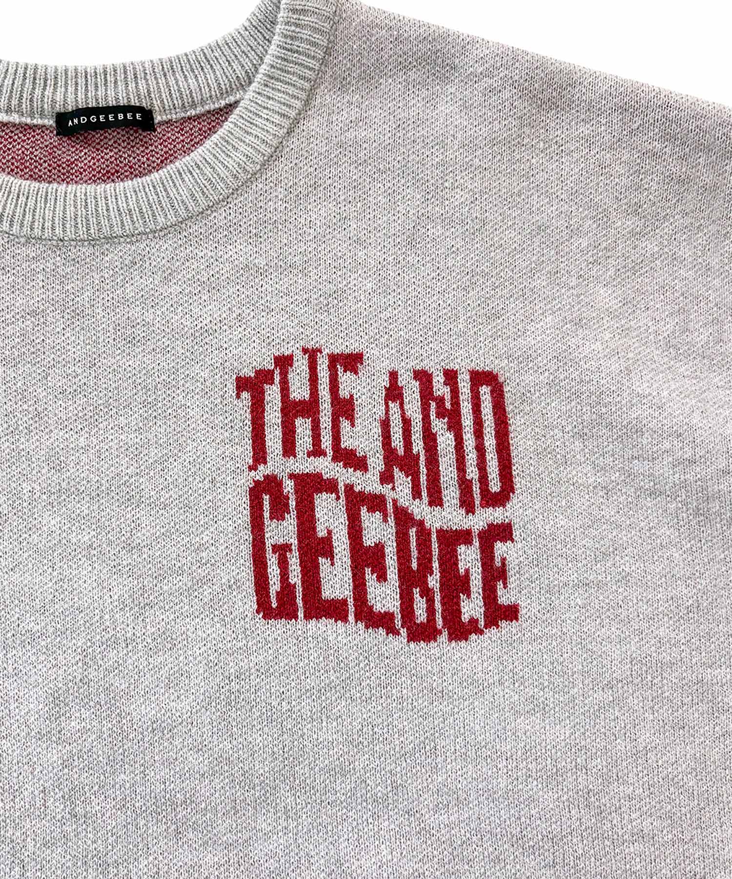 UNISEX ウェーブロゴニット