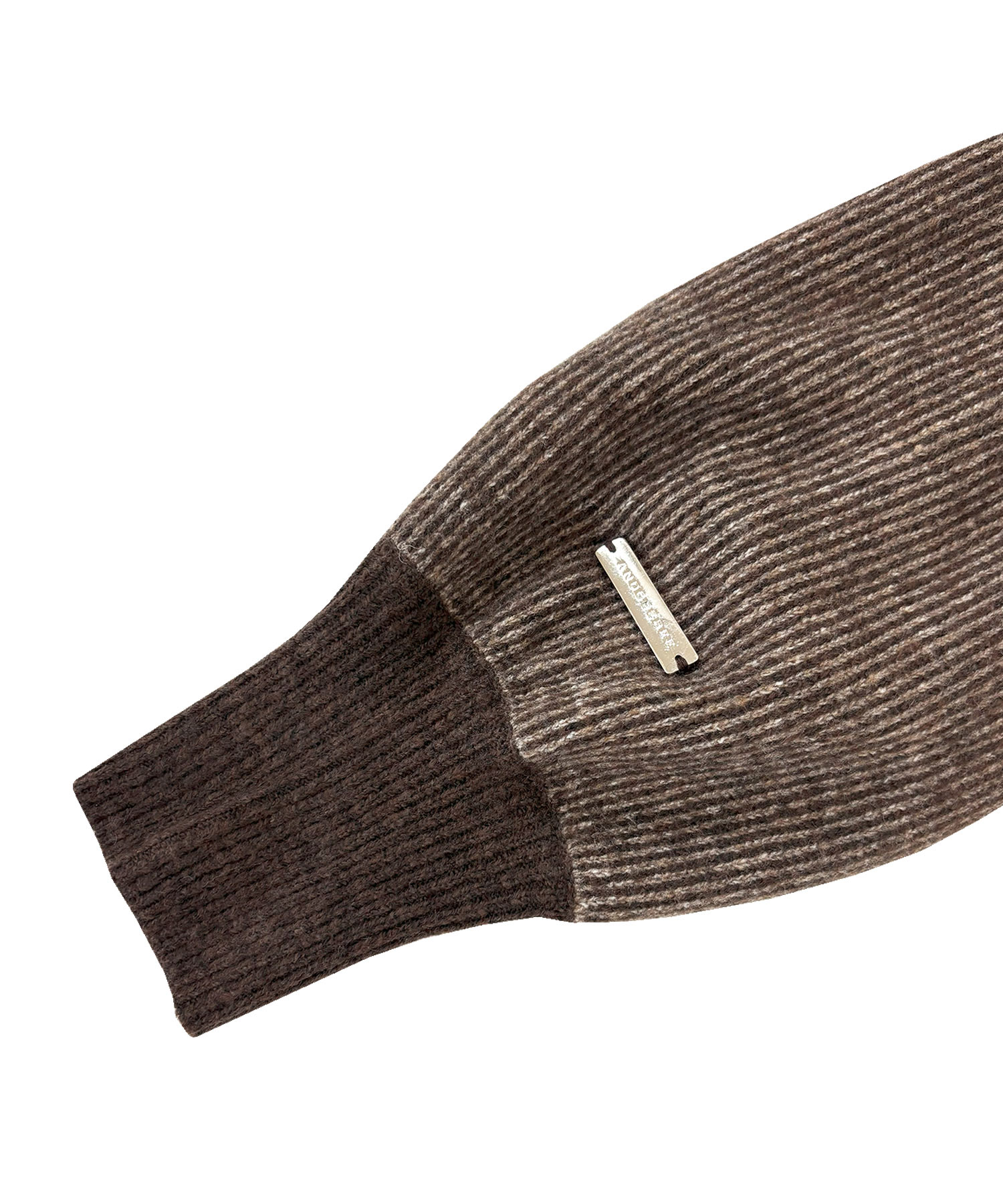 UNISEX プレーティングジップニット