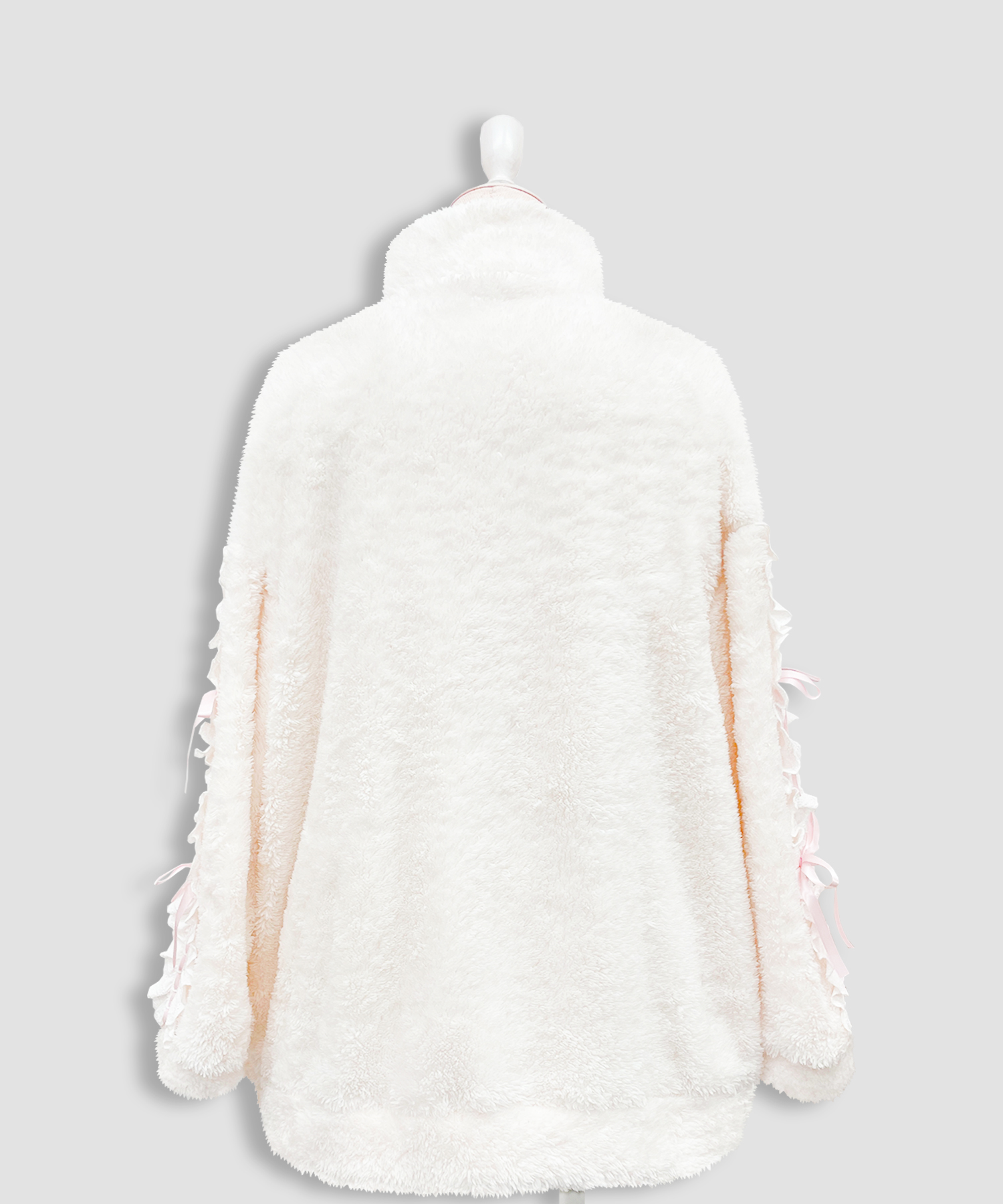 コットンレースフェイクボアアウター