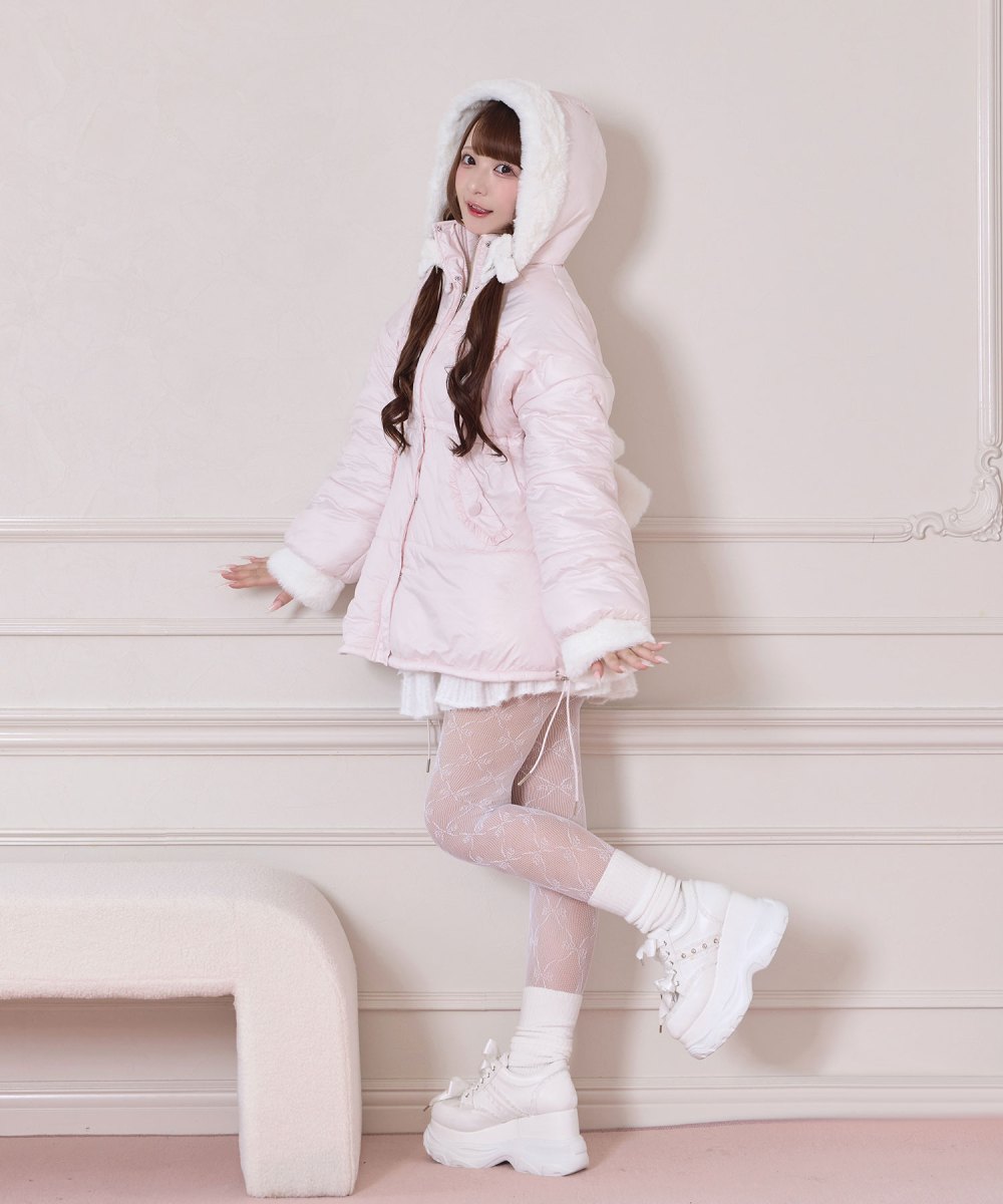 ポイントエコファー中綿フードジャケット – BUNNY APARTMENT