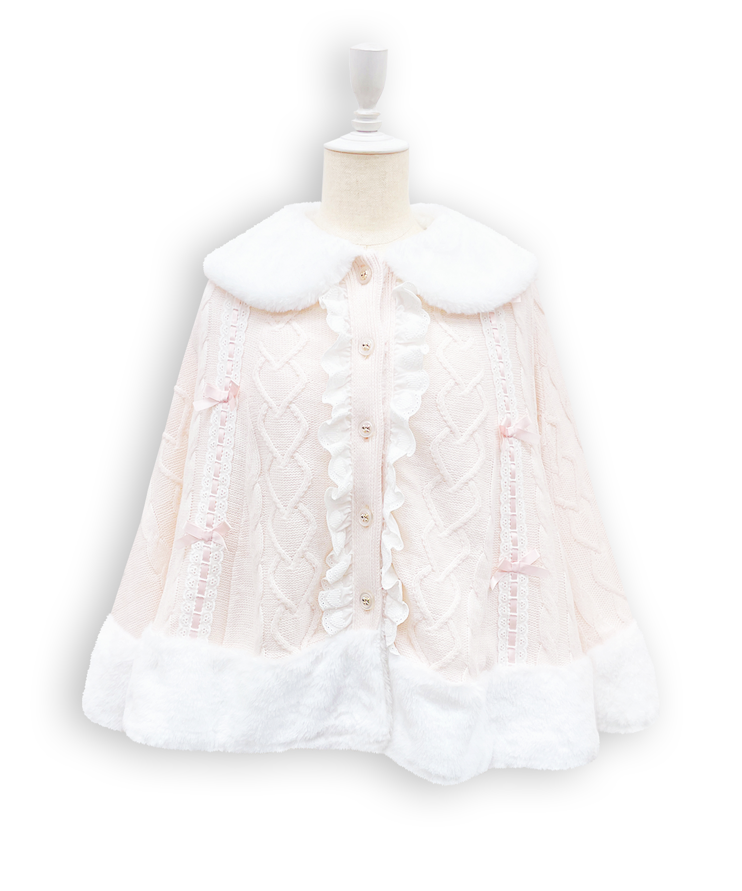 コットンレースはしごリボンポンチョ – BUNNY APARTMENT