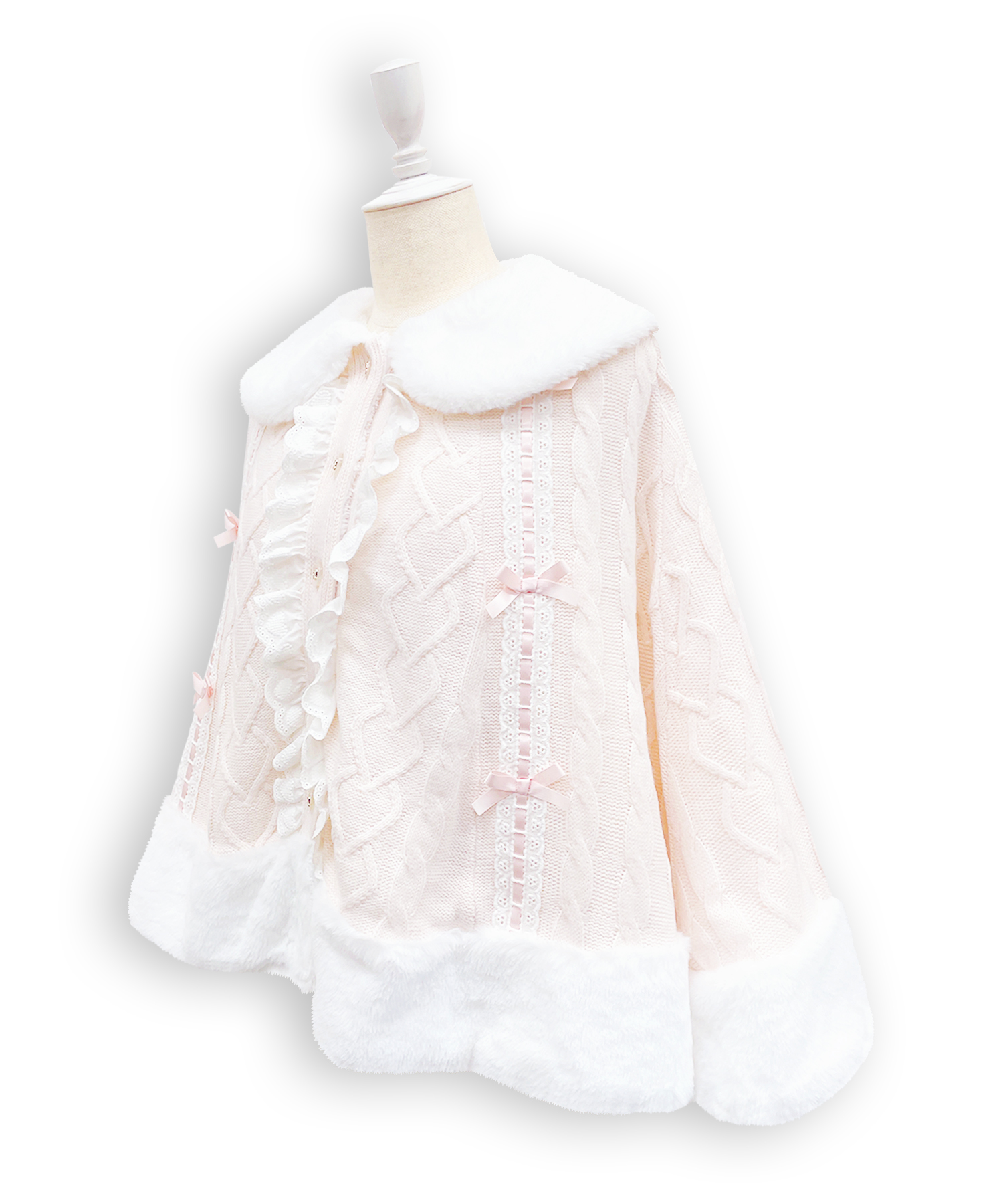 コットンレースはしごリボンポンチョ – BUNNY APARTMENT