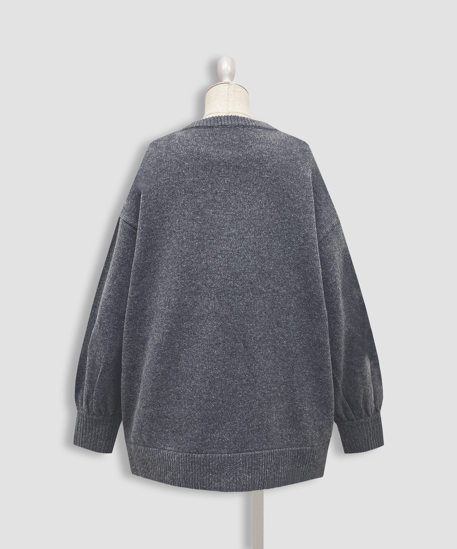 winterシナモンジャガードビッグニット