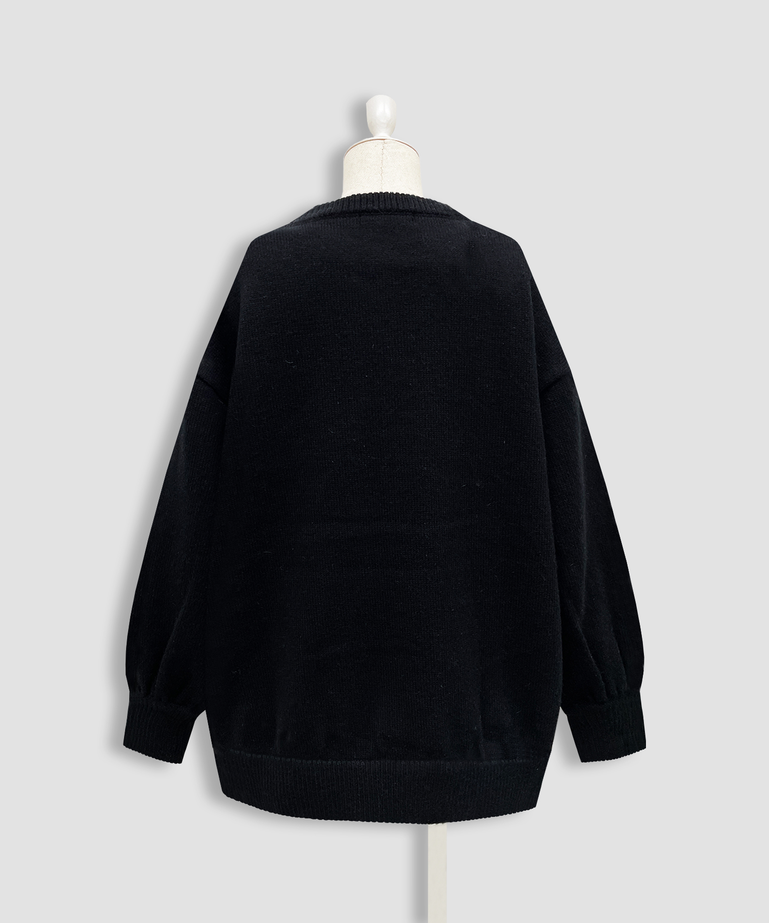 winterシナモンジャガードビッグニット