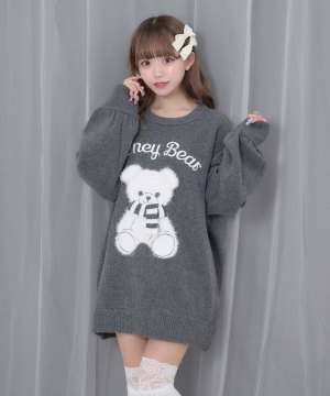 winterシナモンジャガードビッグニット