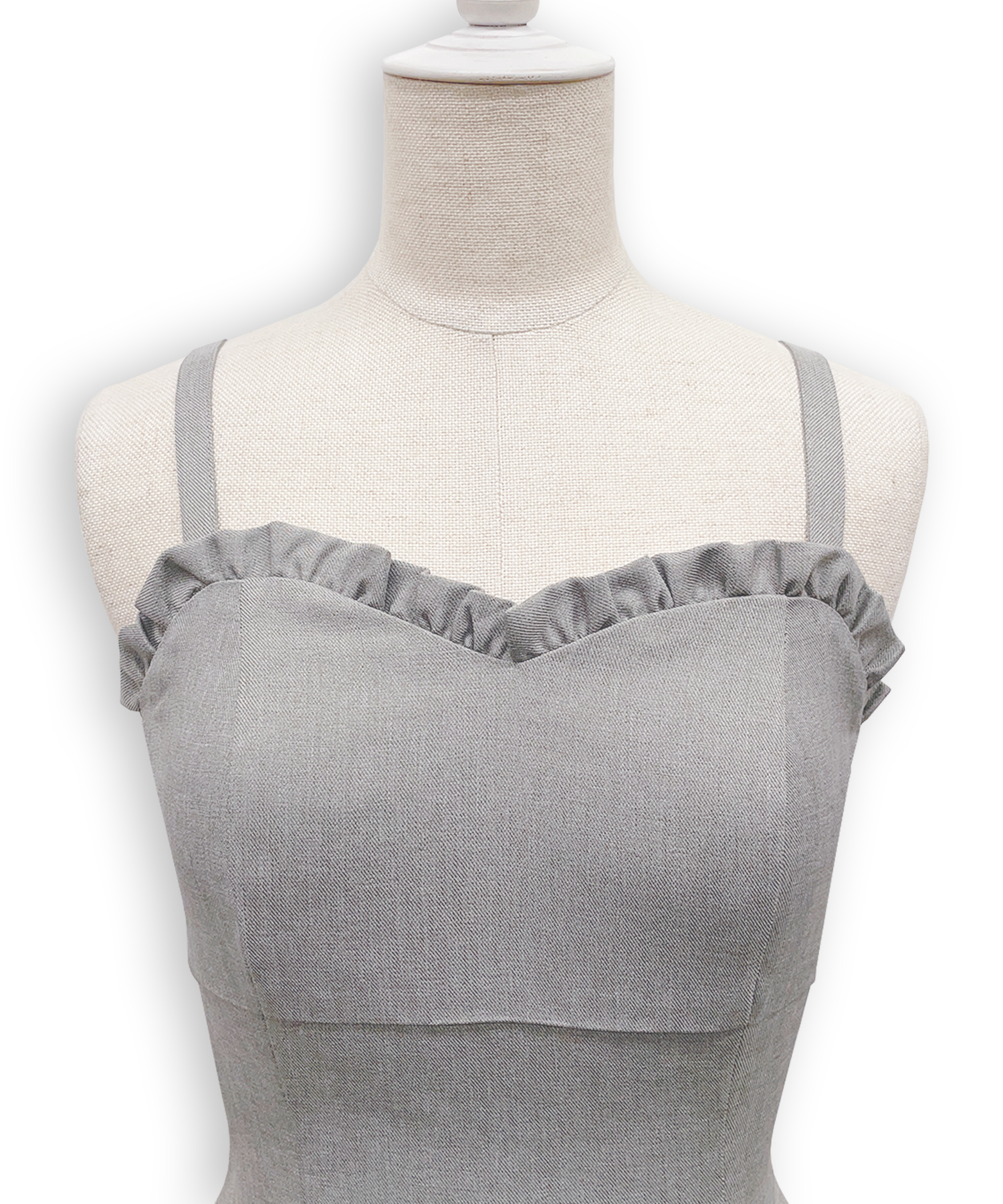 バックリボンカットアウトジャンスカ