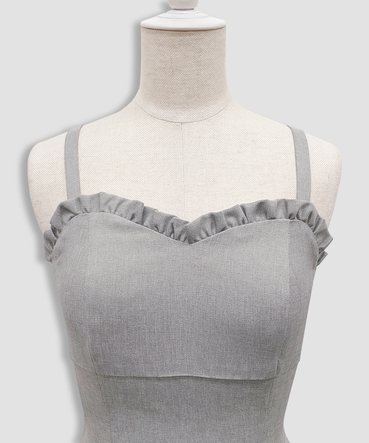 バックリボンカットアウトジャンスカ