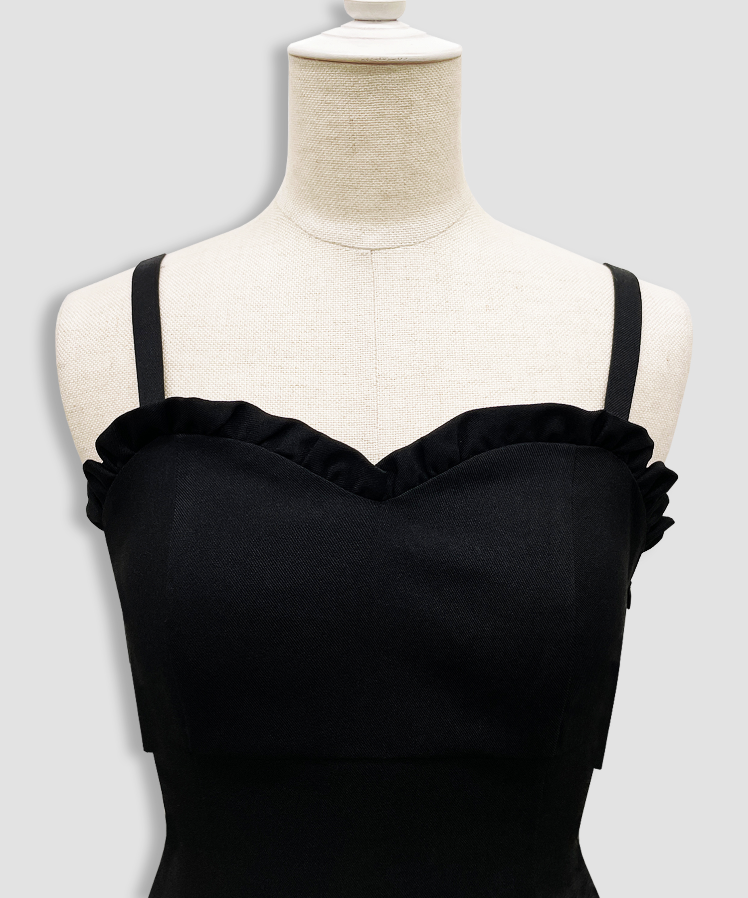 バックリボンカットアウトジャンスカ