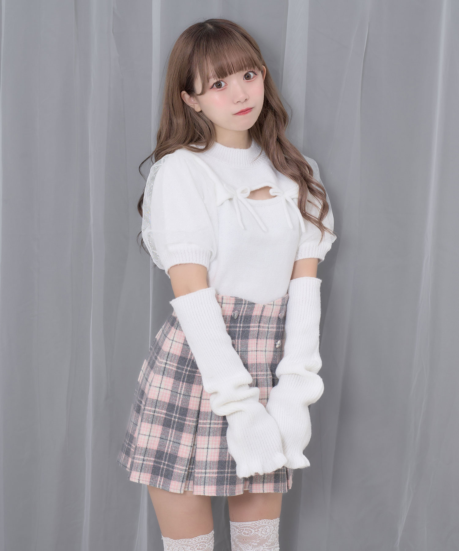 ハートボタンボックスプリーツミニスカート – BUNNY APARTMENT