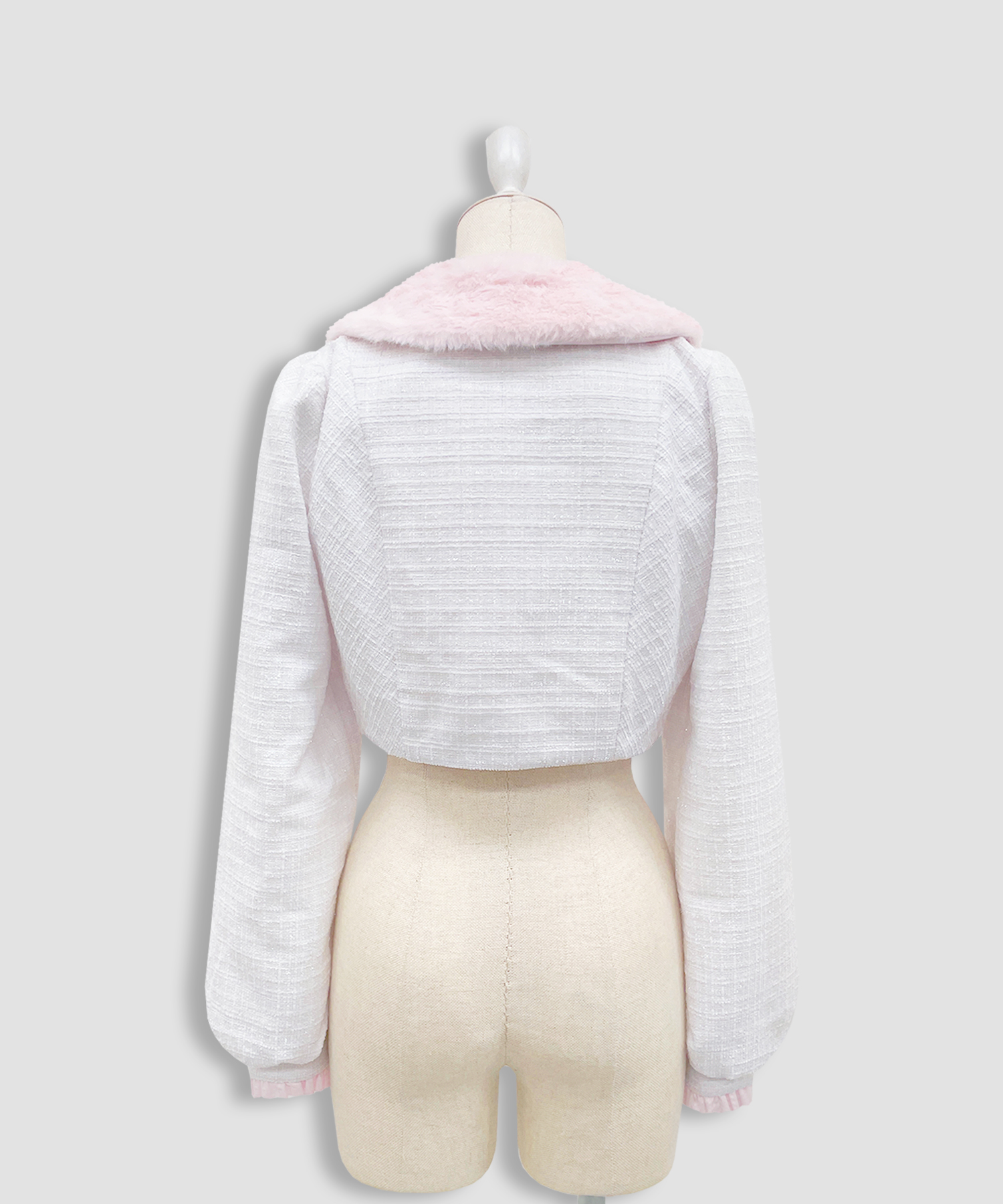 エコファーカラーツイードセットアップ