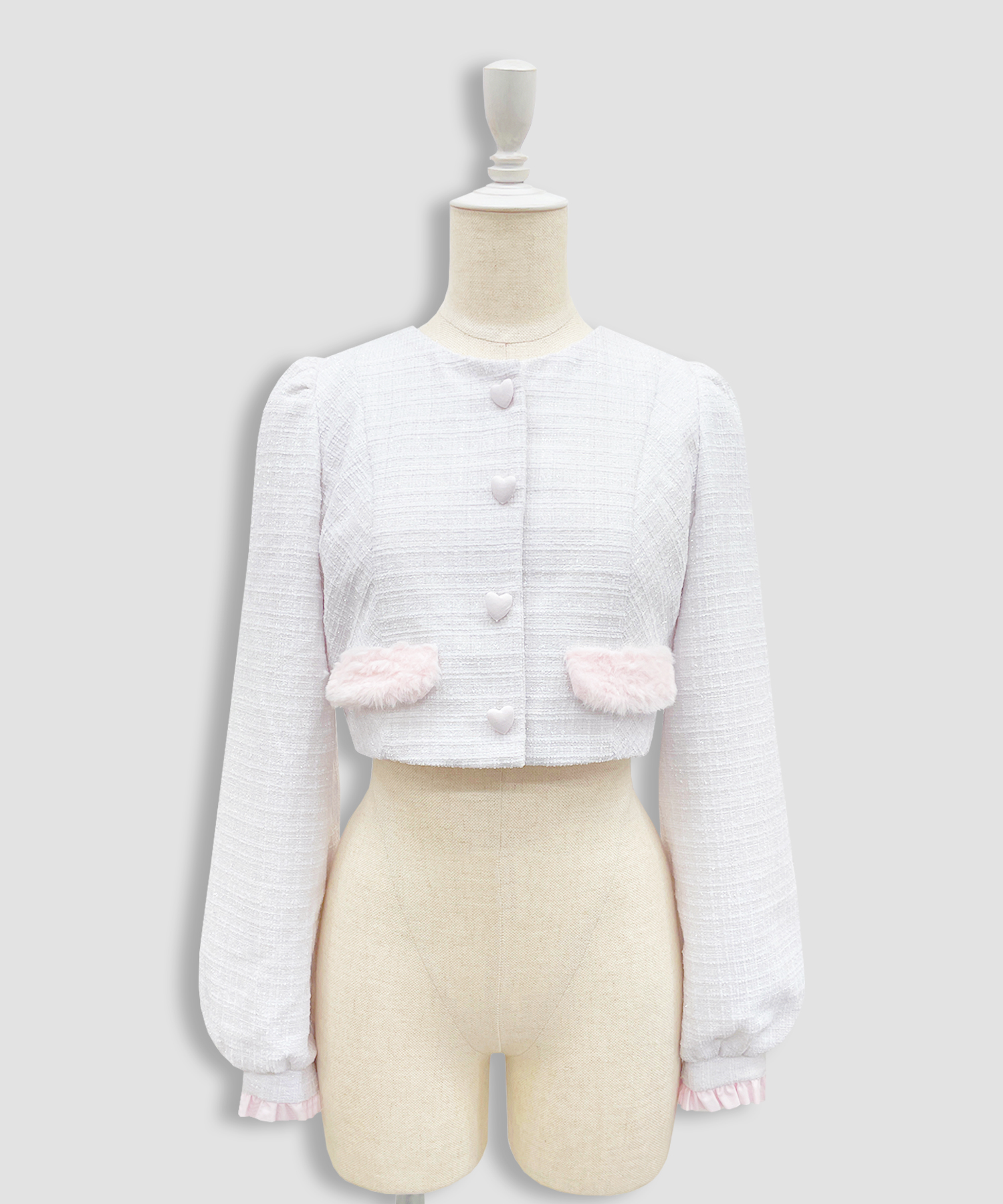 エコファーカラーツイードセットアップ