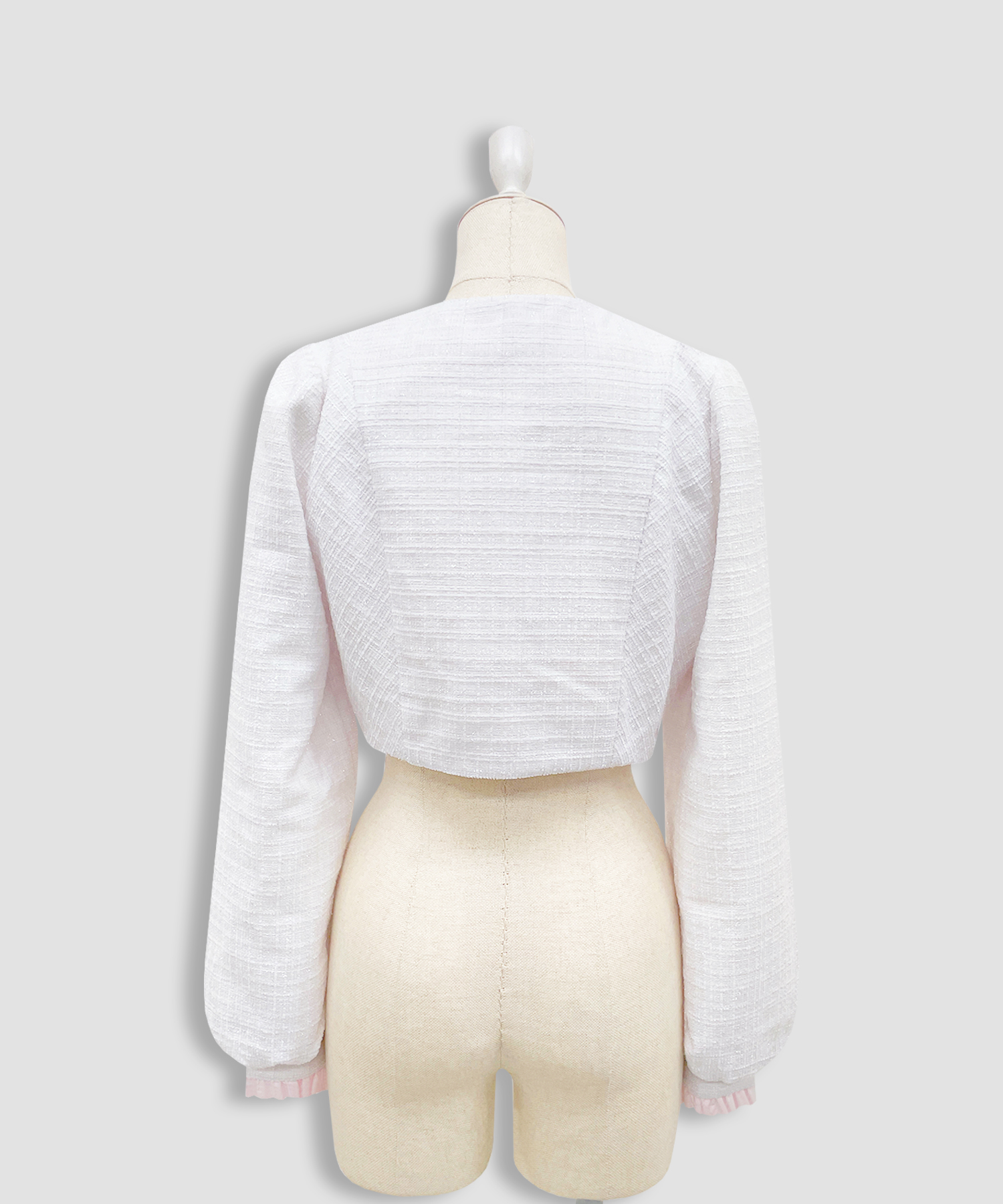 エコファーカラーツイードセットアップ