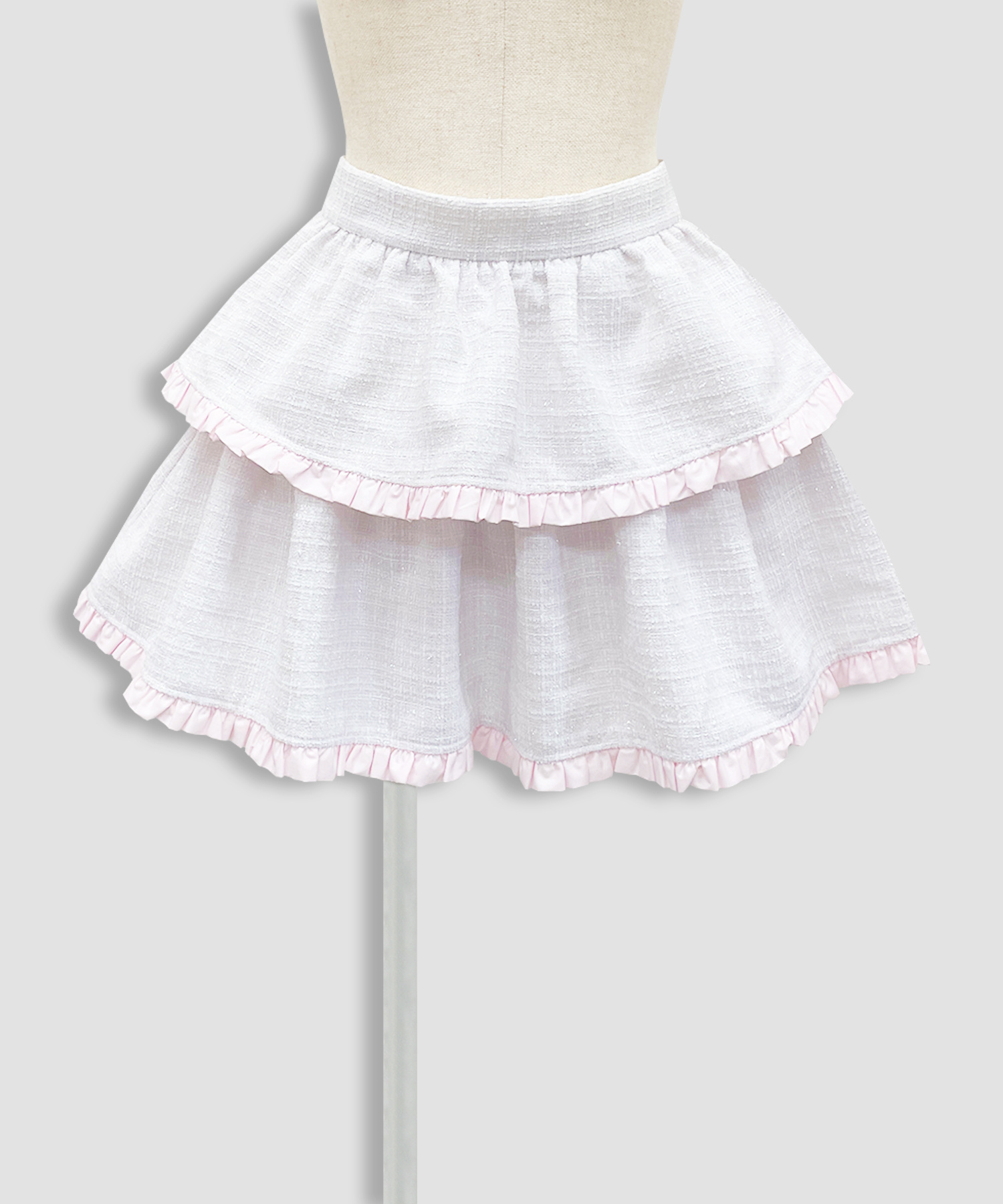 エコファーカラーツイードセットアップ