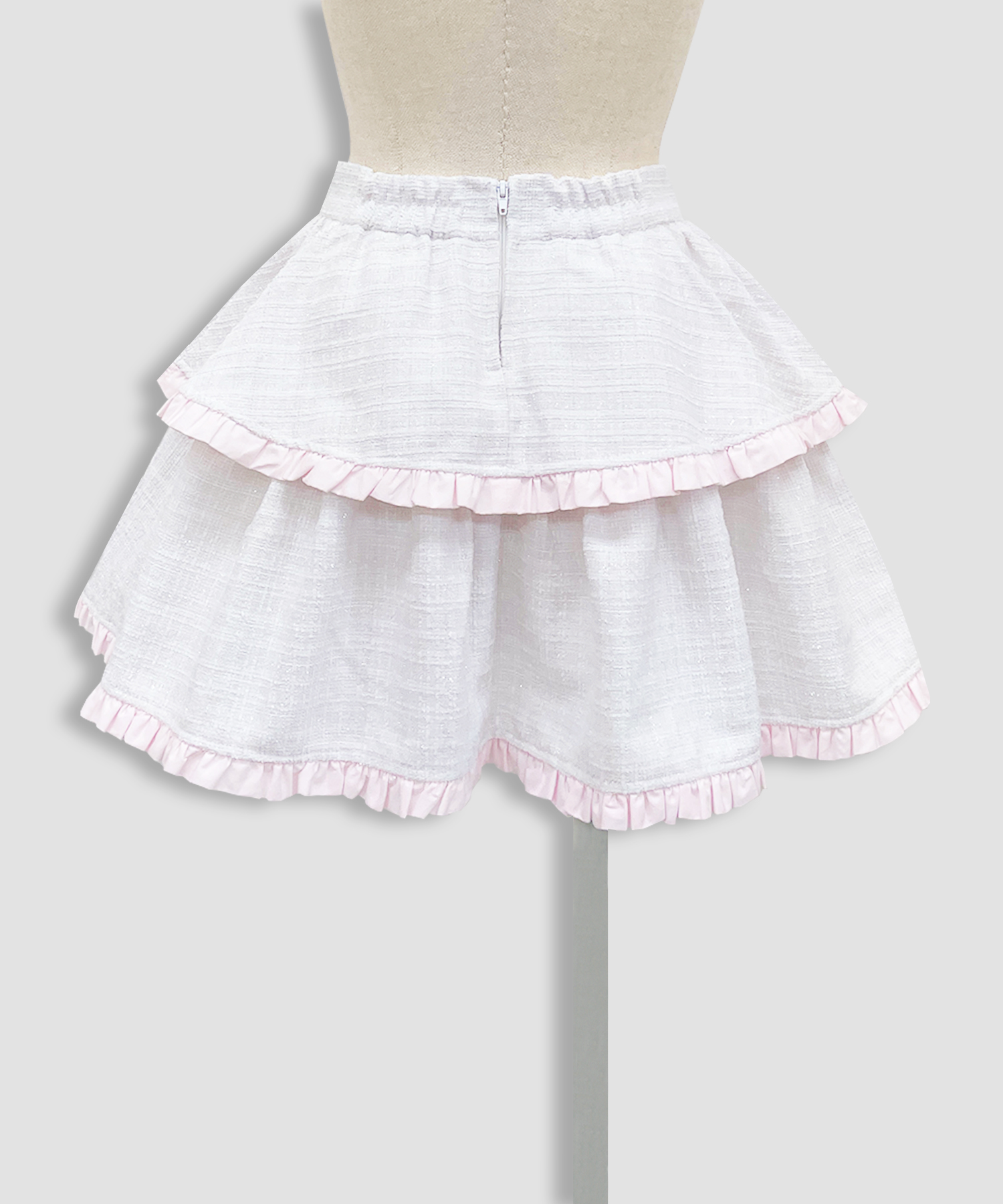 エコファーカラーツイードセットアップ