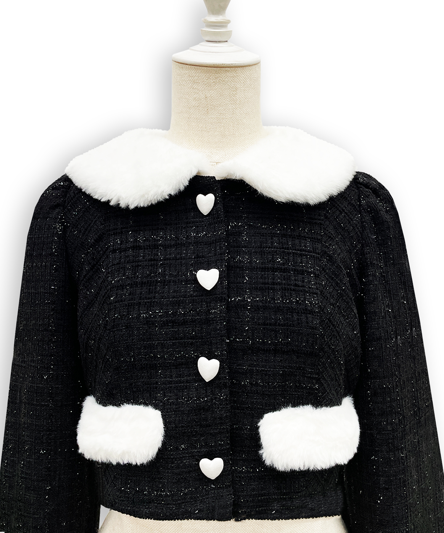 エコファーカラーツイードセットアップ – BUNNY APARTMENT