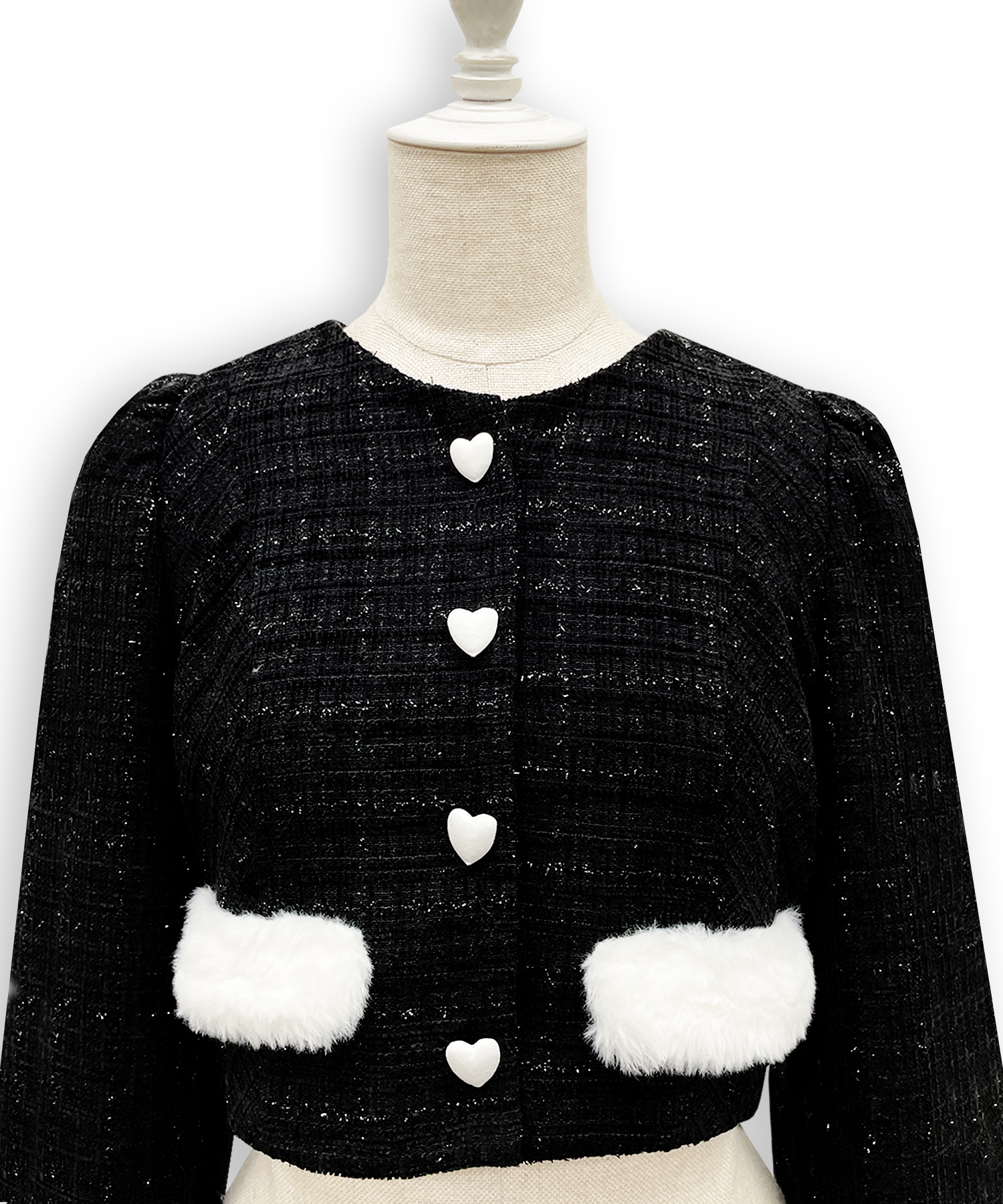 エコファーカラーツイードセットアップ – BUNNY APARTMENT