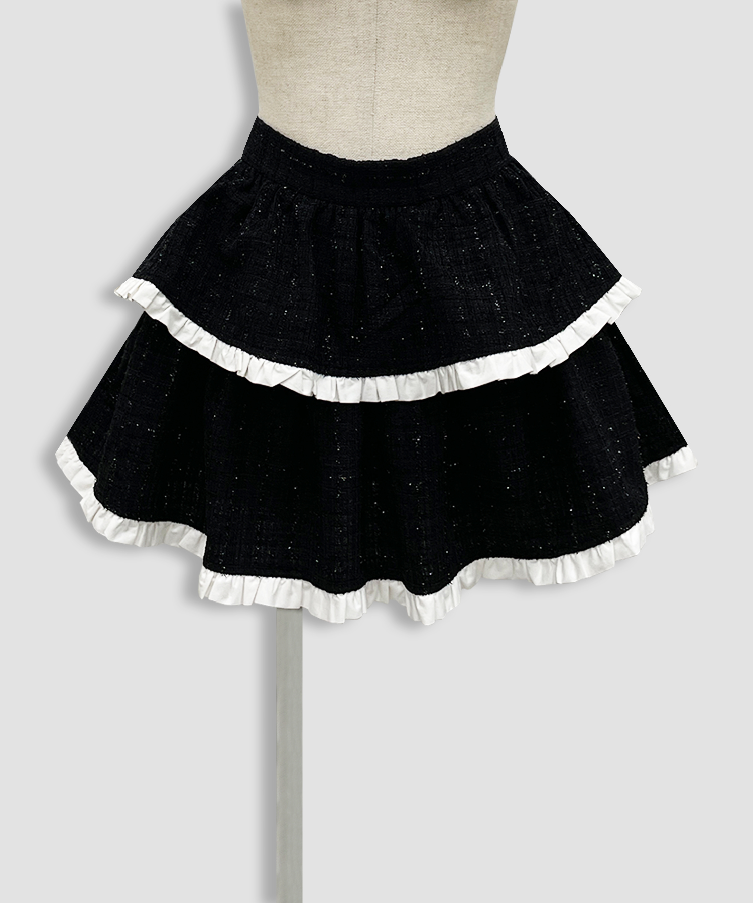 エコファーカラーツイードセットアップ