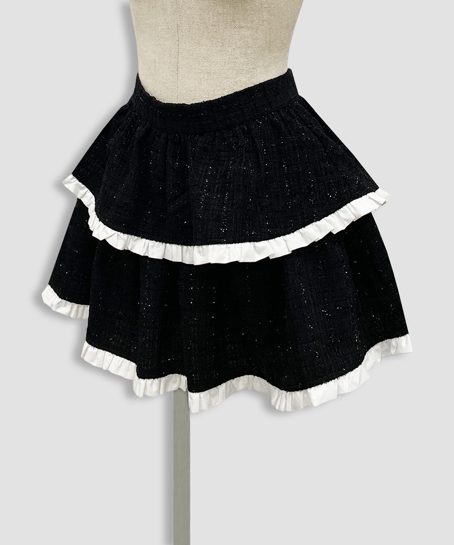 エコファーカラーツイードセットアップ