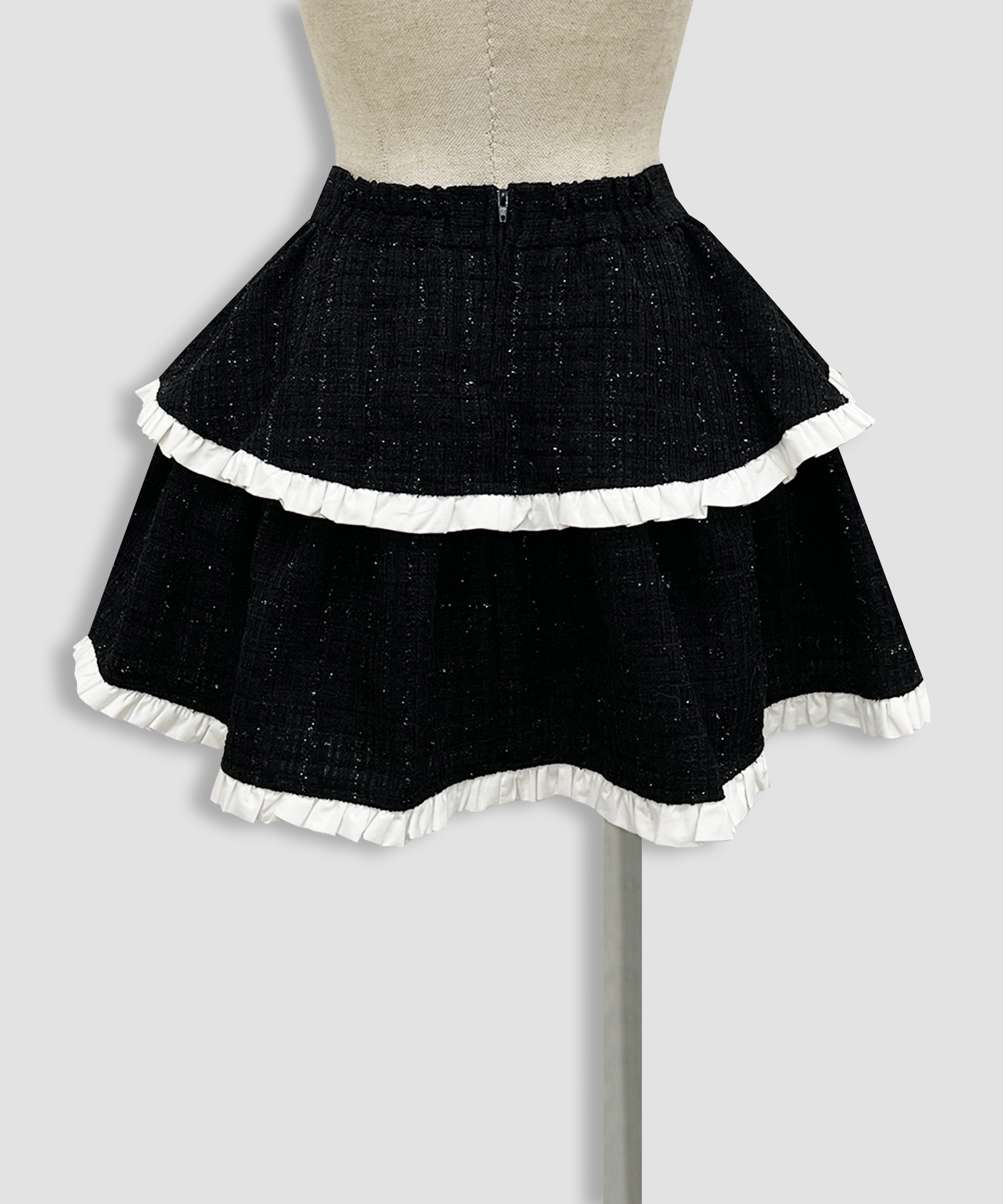 エコファーカラーツイードセットアップ