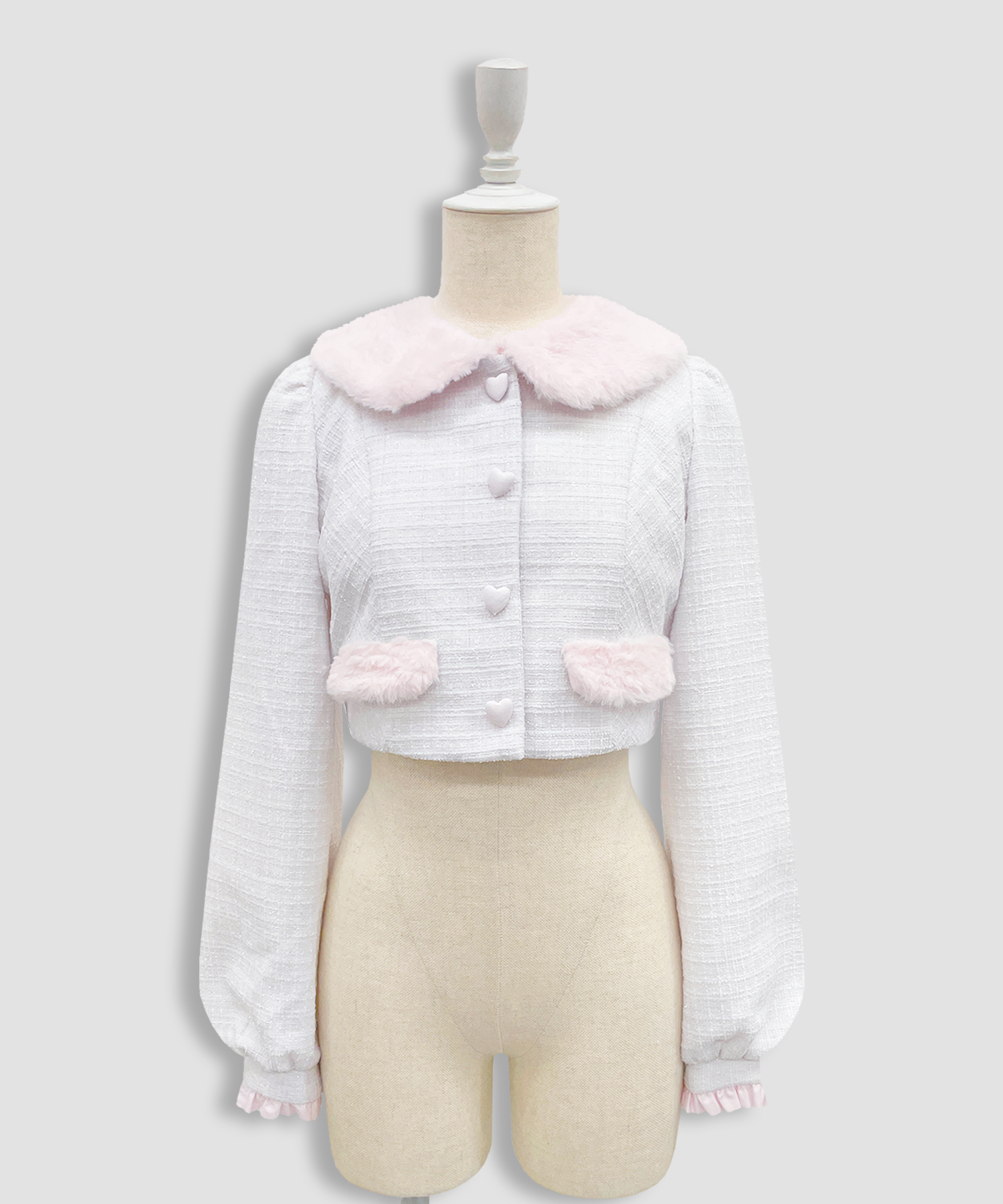 エコファーカラーツイードセットアップ