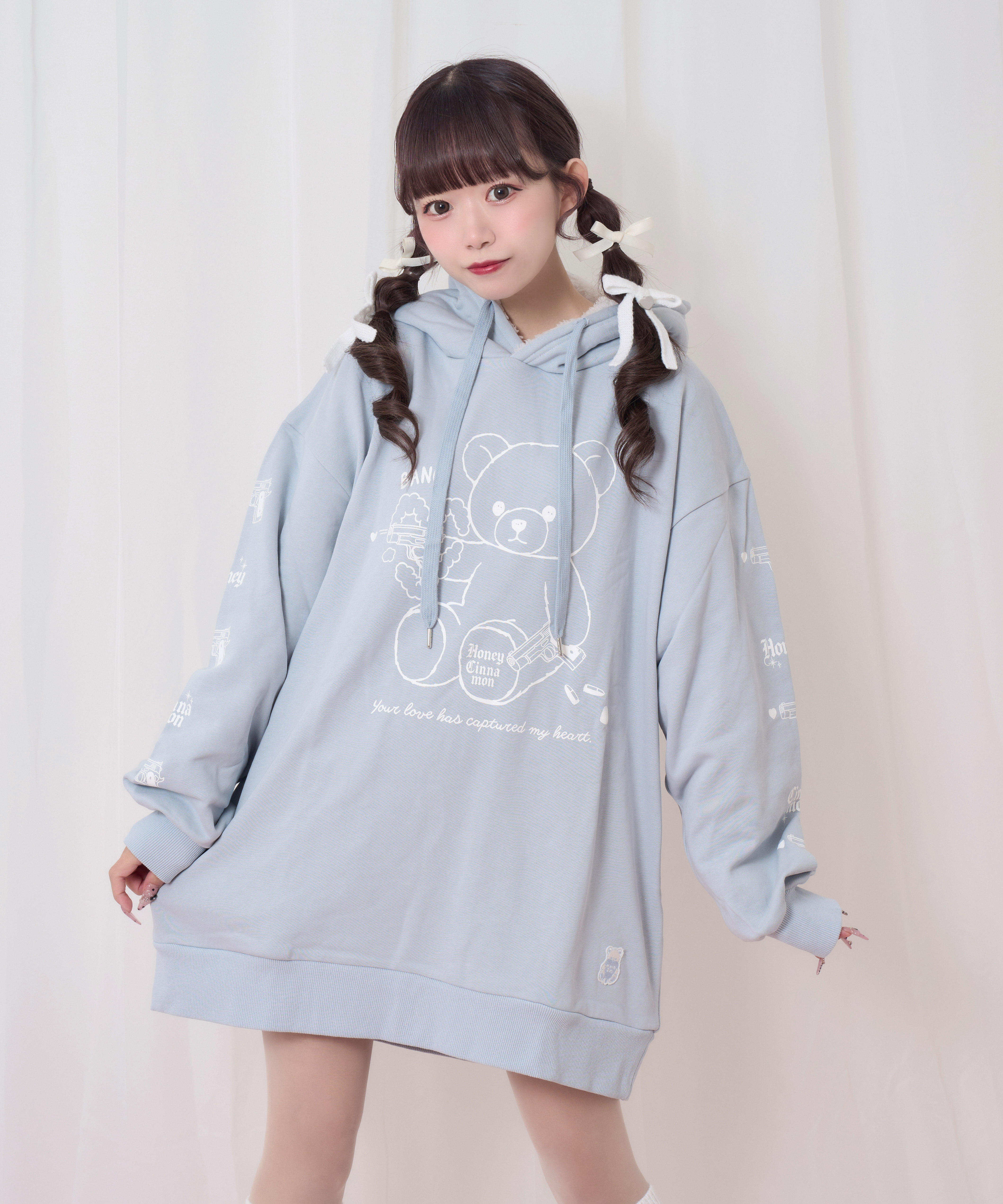 BOX総柄ジャージジップパーカー – BUNNY APARTMENT