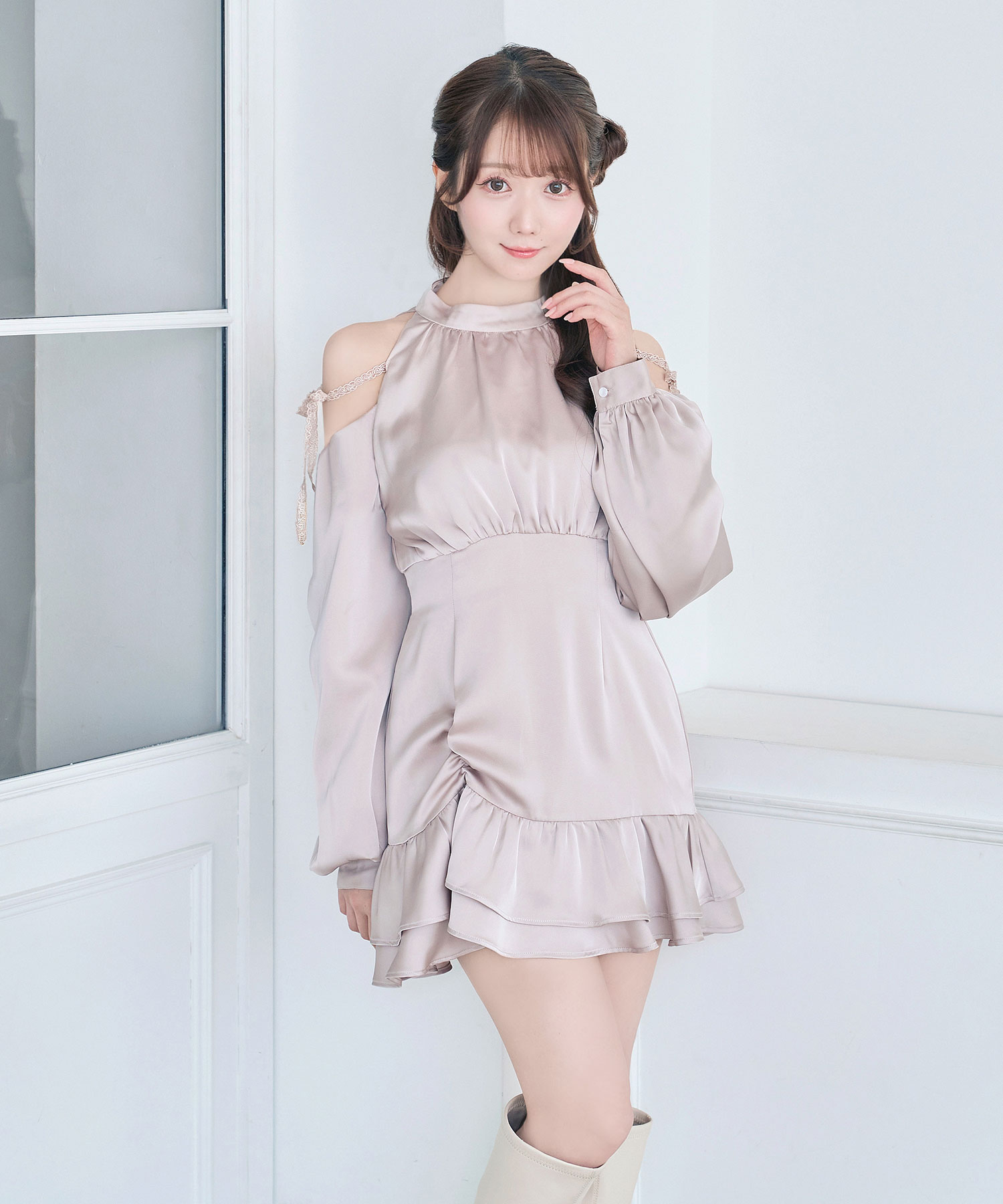 Open shoulder mini dress – BUNNY APARTMENT