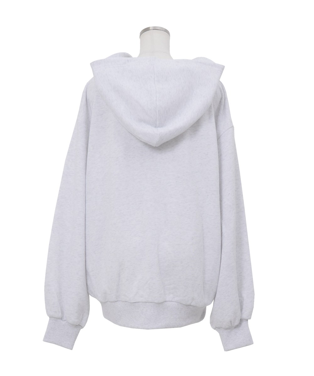 Fur logo zip hoodie – BUNNY APARTMENT