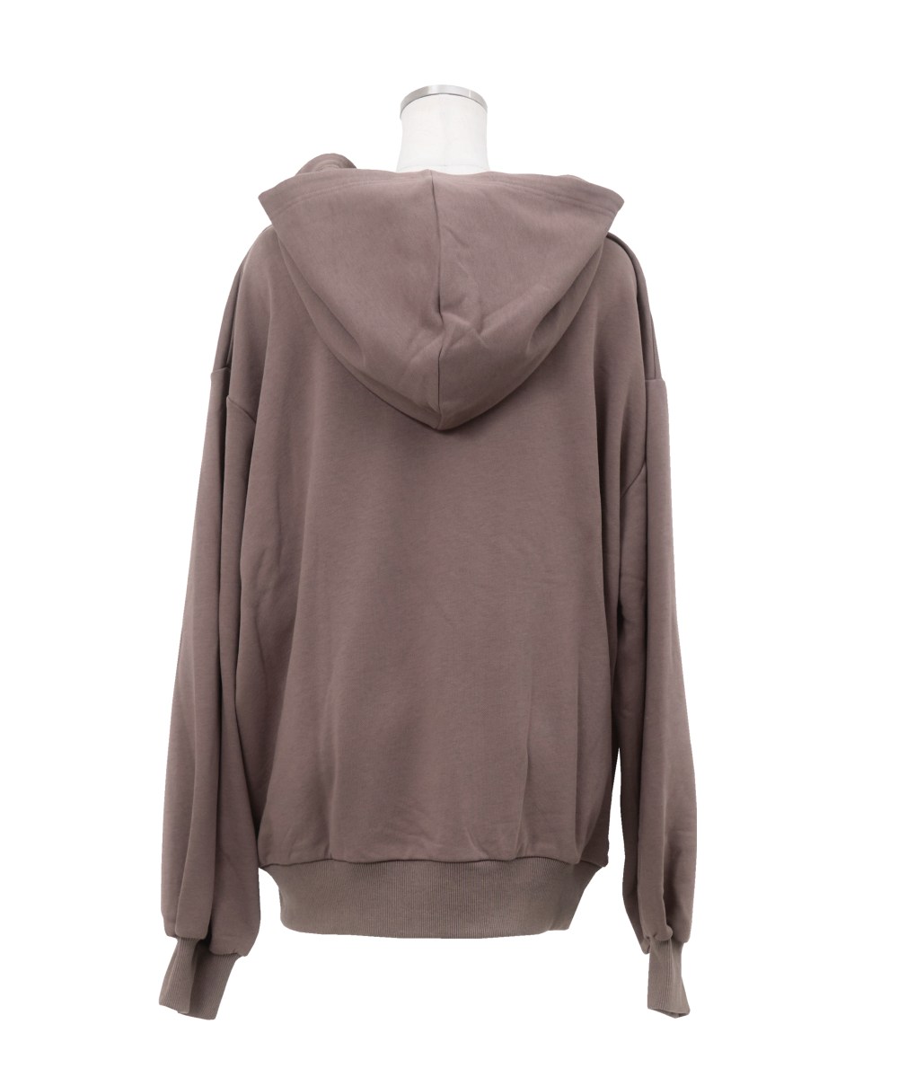 Fur logo zip hoodie – BUNNY APARTMENT