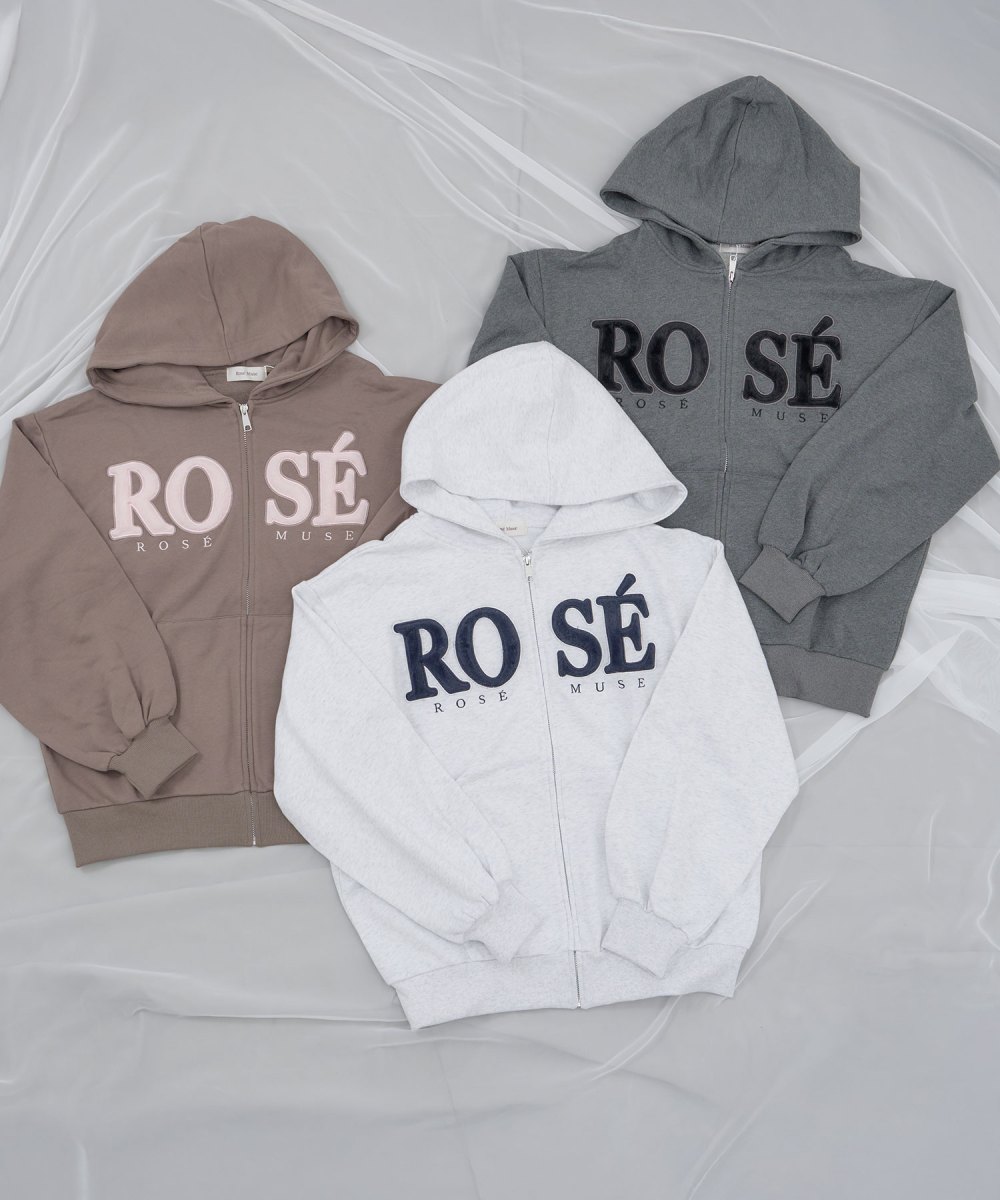 Fur logo zip hoodie – BUNNY APARTMENT
