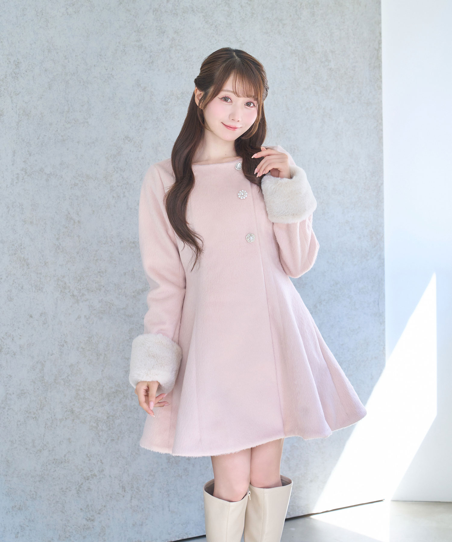 tippet set flare coat – BUNNY APARTMENT