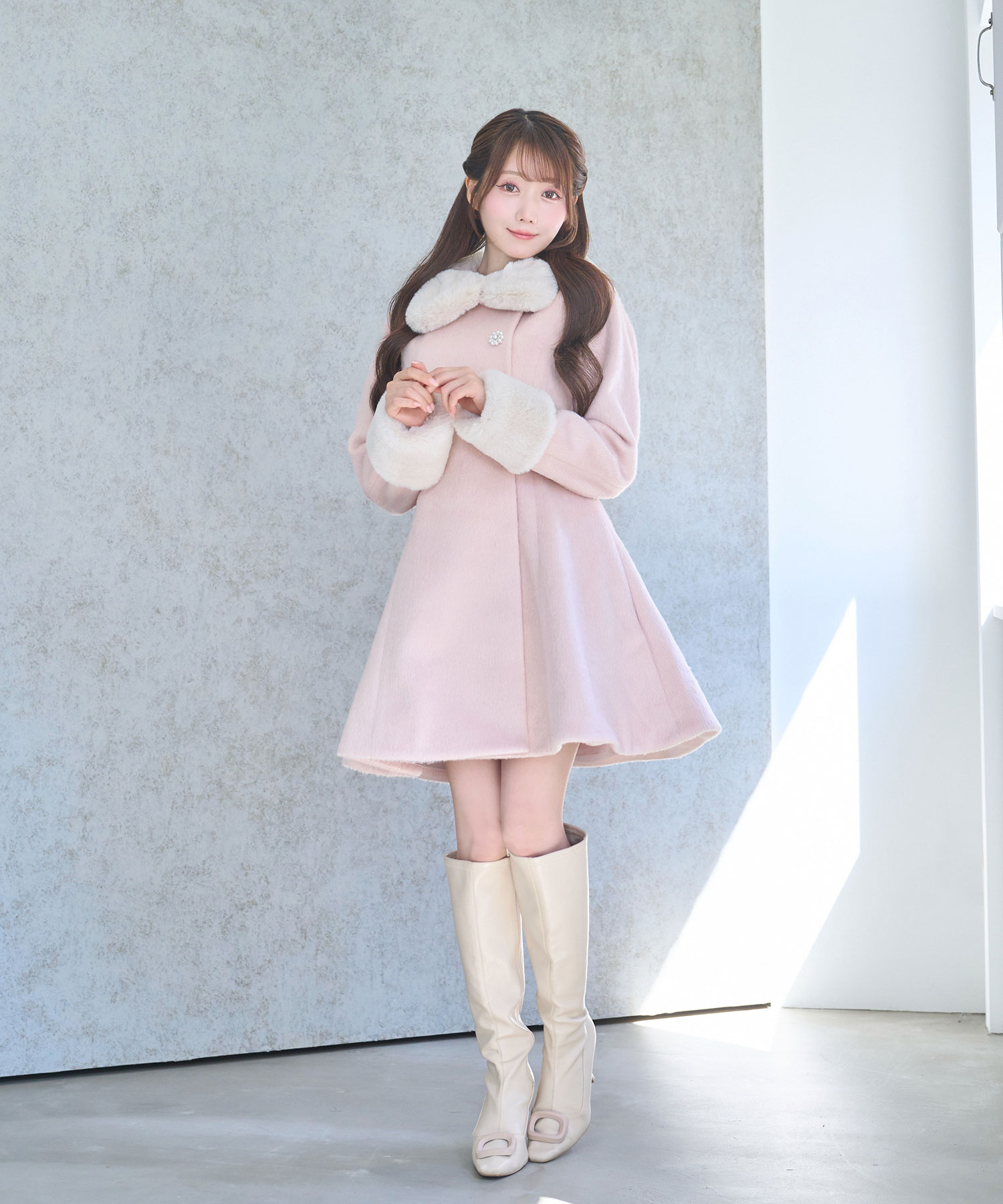 tippet set flare coat