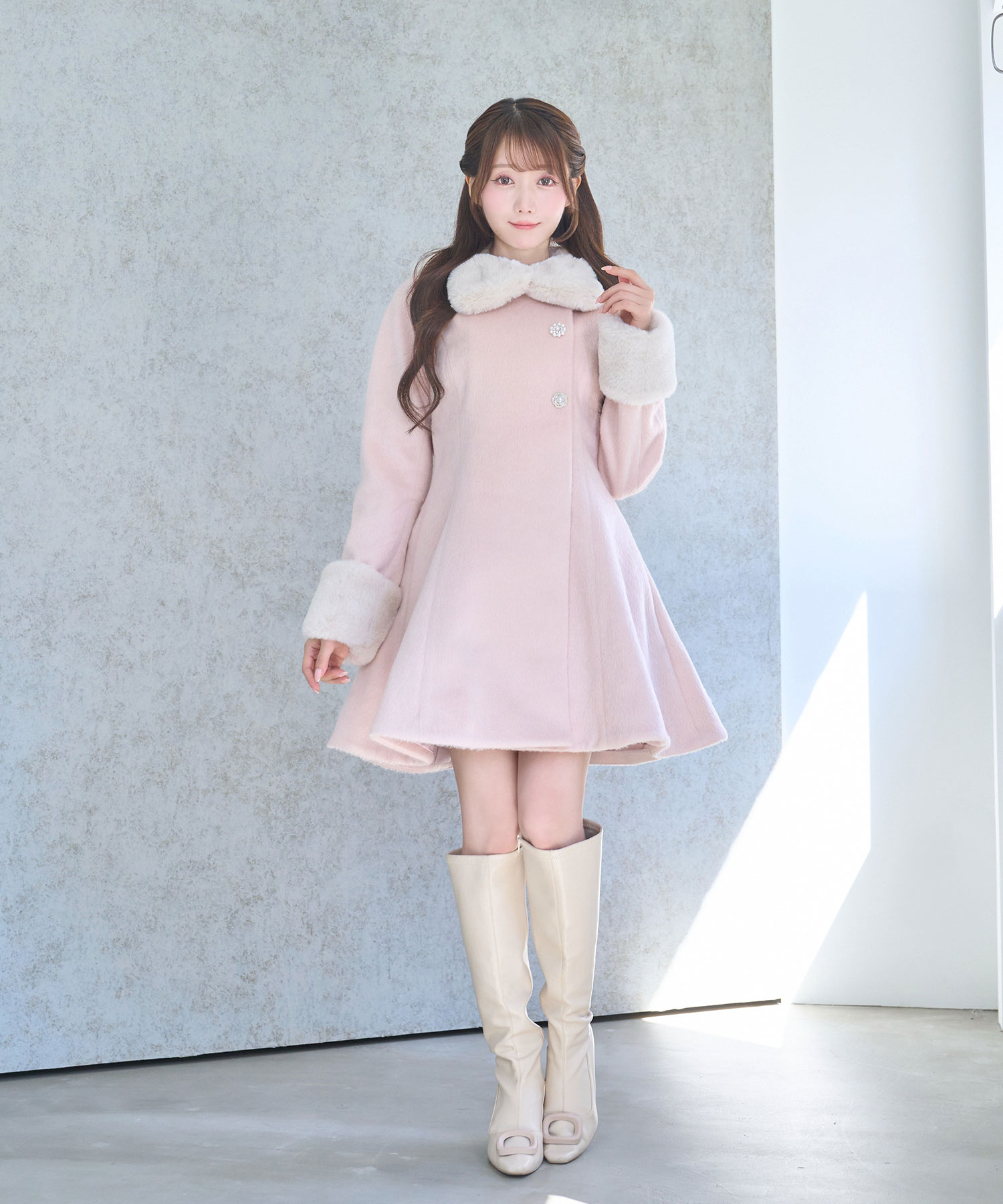 ロゼミューズ tippet set flare coat tippet set flare coat – BUNNY APARTMENT