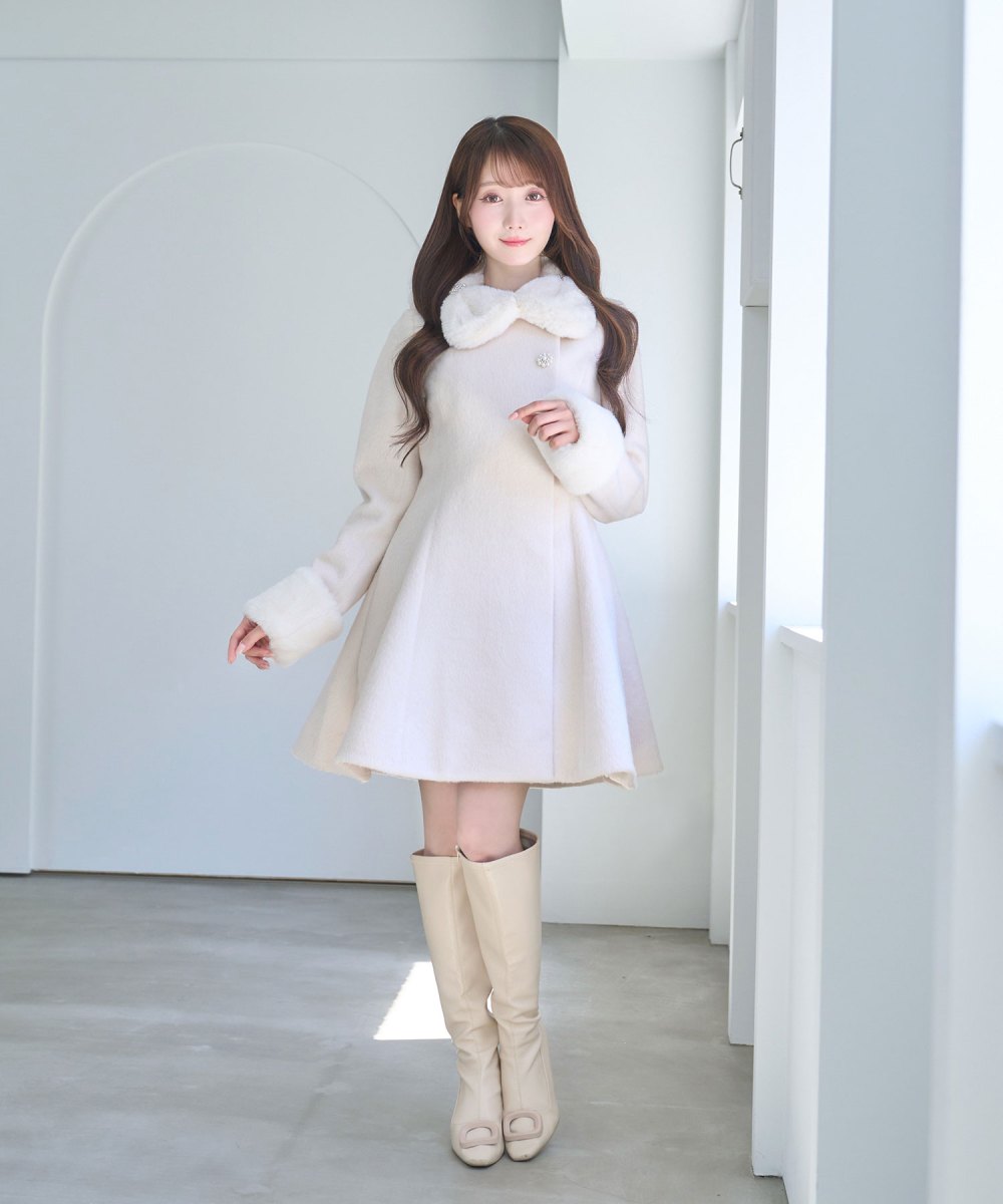 tippet set flare coat