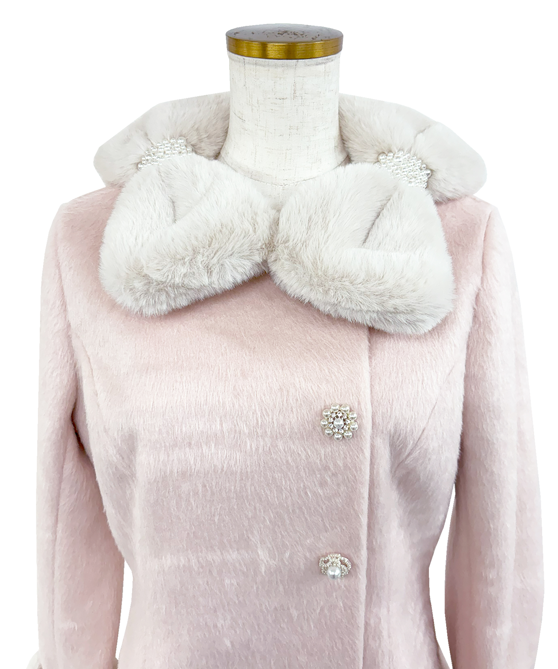 苺ねこ Rosé Muse tippet muffler set coat tippet muffler set coat – BUNNY APARTMENT