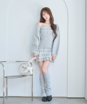 Cable knit leg warmers