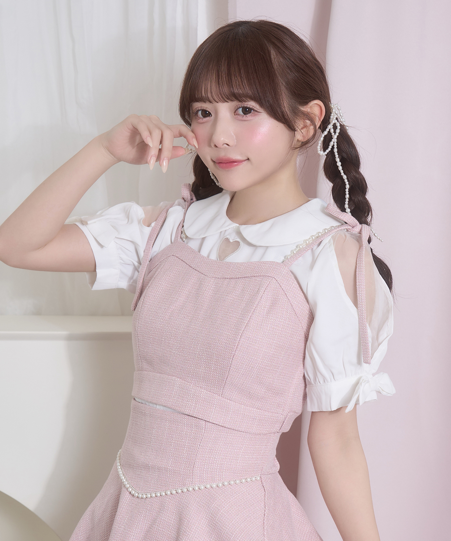 ポイントパールビスチェセットアップ