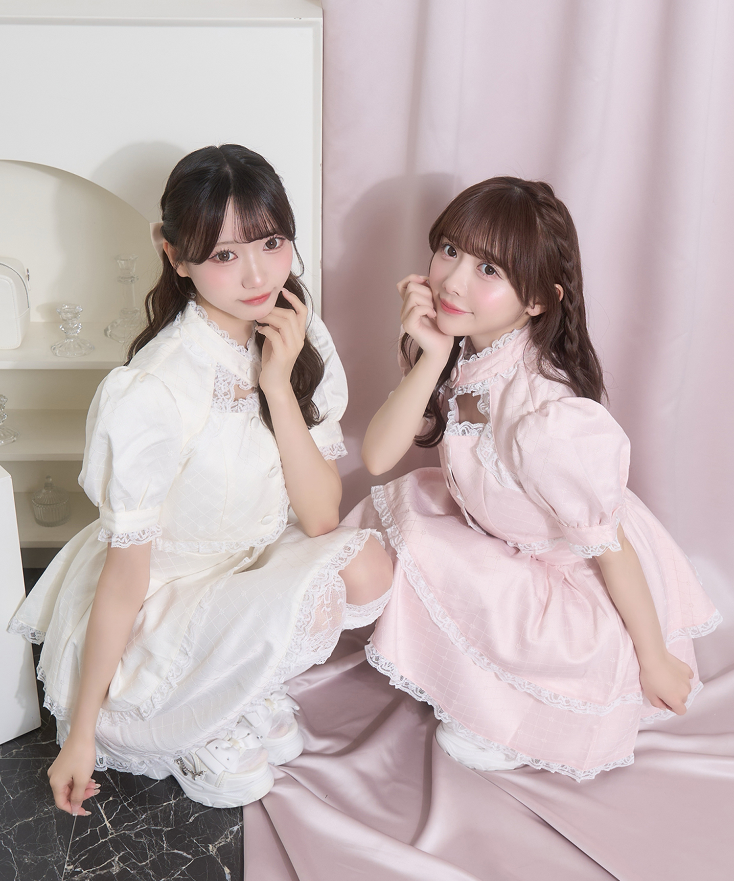 デコルテ開きレースジャンスカセット – BUNNY APARTMENT